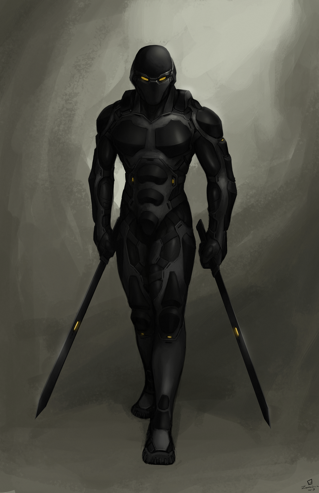 Wallpaper #Lx1VLZMBlOZrFDOk_dAO27 Cyber Ninja Commission by Zerahoc on Deviantart Cyber Ninja Ninja
