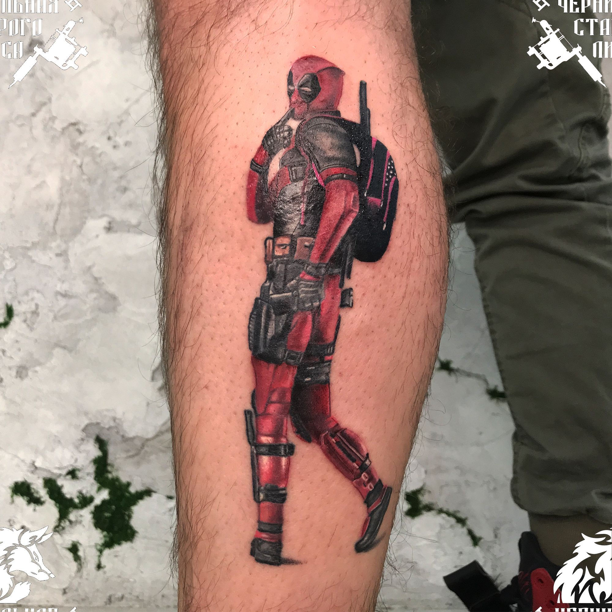 Wallpaper #9130c Marvel Tattoo Photo by Gus H Tattoo on Instagram Deadpool