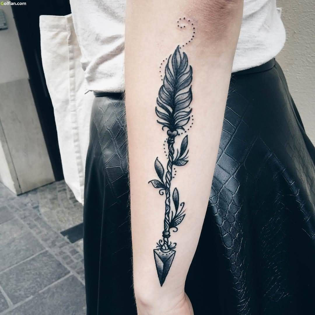 Wallpaper #4c39a 75 Best Arrow Tattoo Designs Meanings Good Choice for 2019