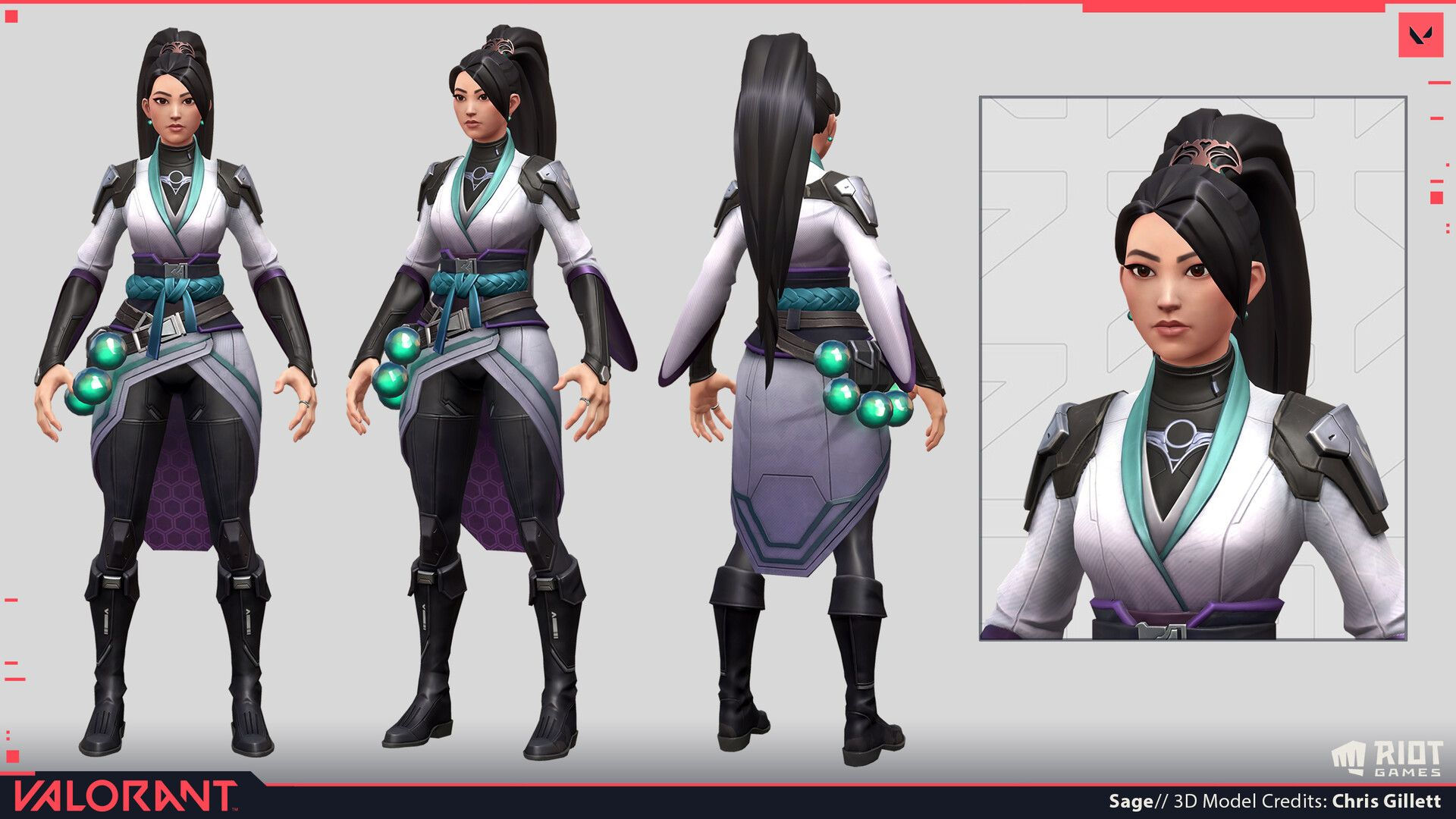 Wallpaper #ZGfk7ZIBSpphPi3-r1p9341 Valorant Sage Chris Gillett Character Design Game Character
