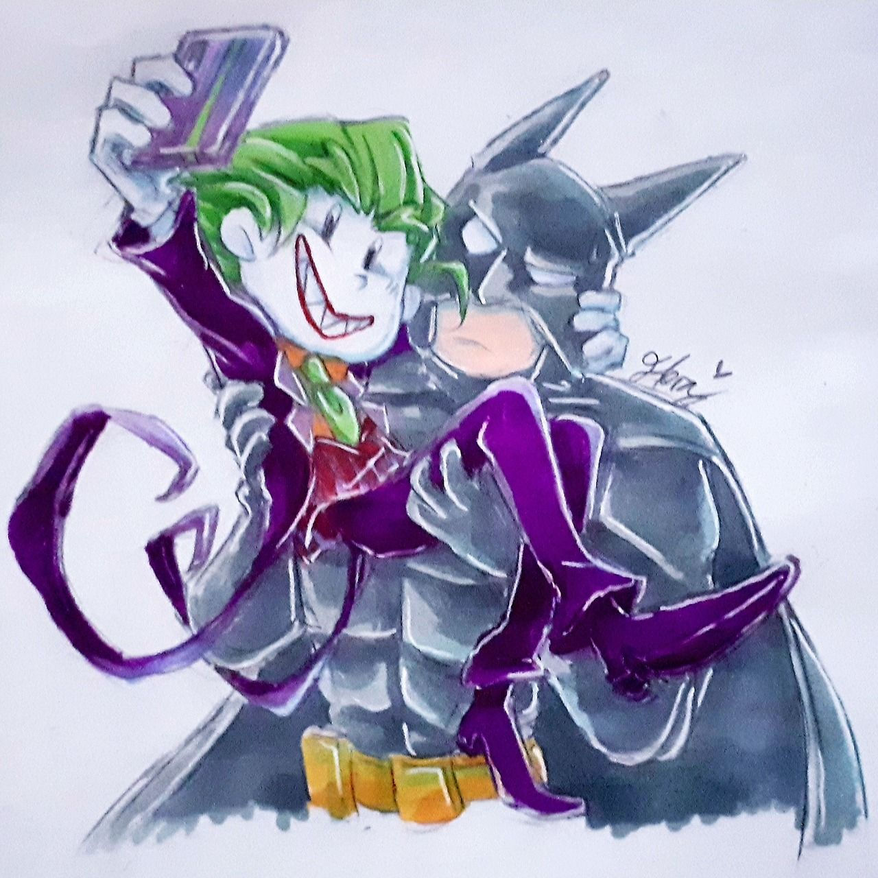 Wallpaper #nsYHM5MBVgN6TXj6WnfQ100 Joker and Batman Lego Designs Art by Hera Souflee Tumblr Batjokes