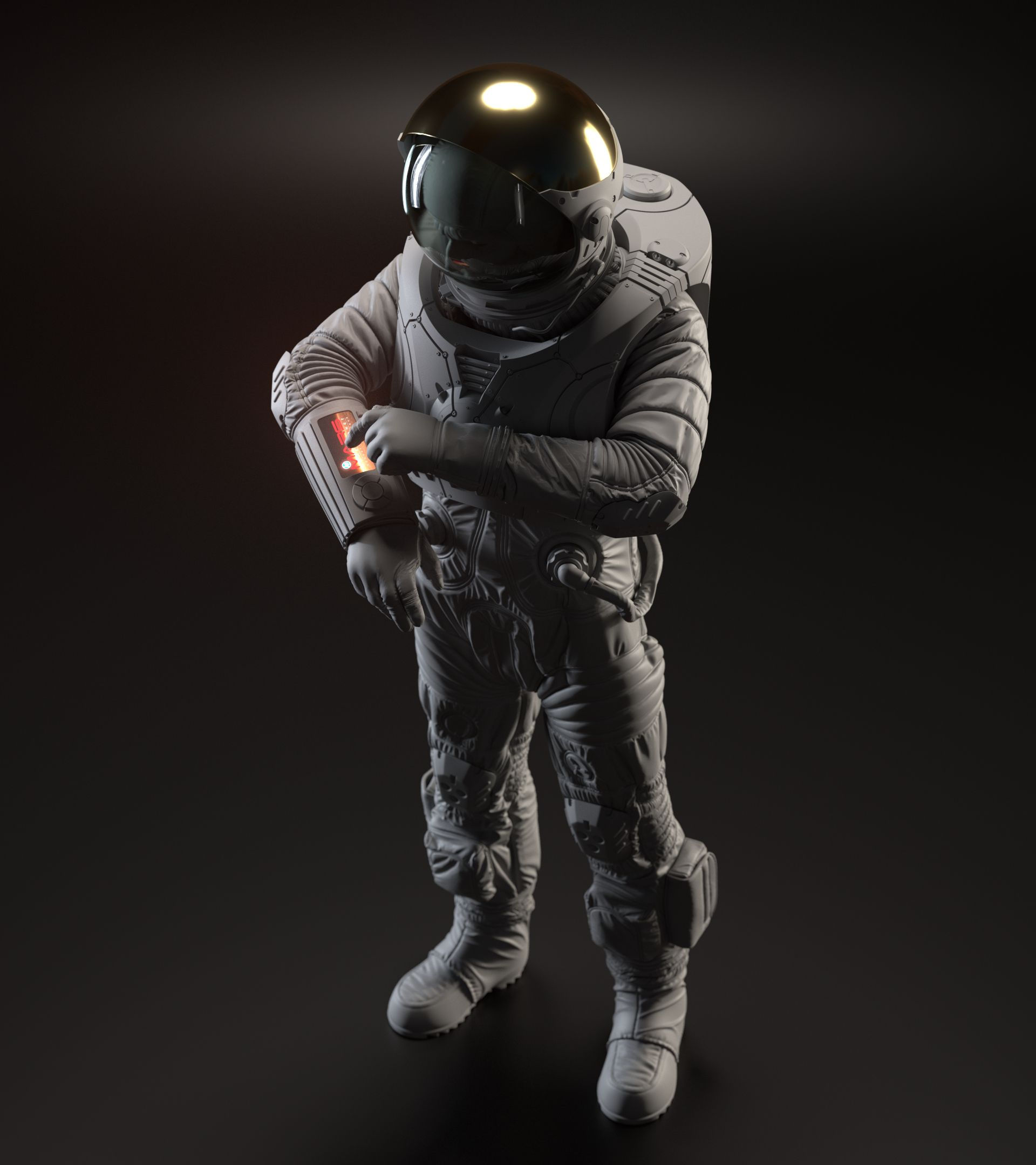 Wallpaper #OxncHo8BtGB6xQ78cHo53 Mars Space Suit Explorer Series 1 by Chewypixels Sci Fi 3D