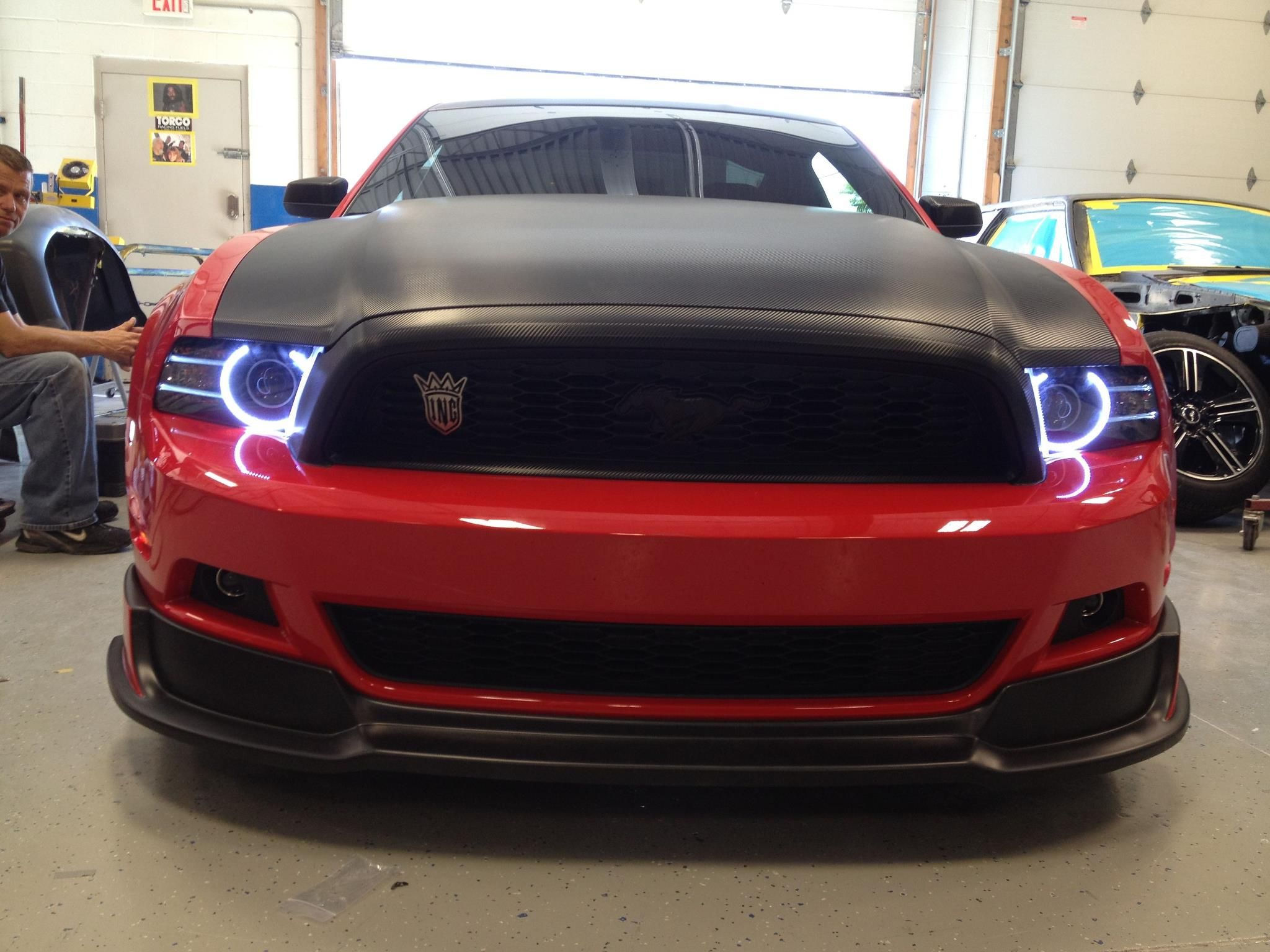 Wallpaper #TxooUZMB1yWOL4qgvoGk279 Red Mustang with Oracle Lights Red Mustang Dog Light Cool Cars
