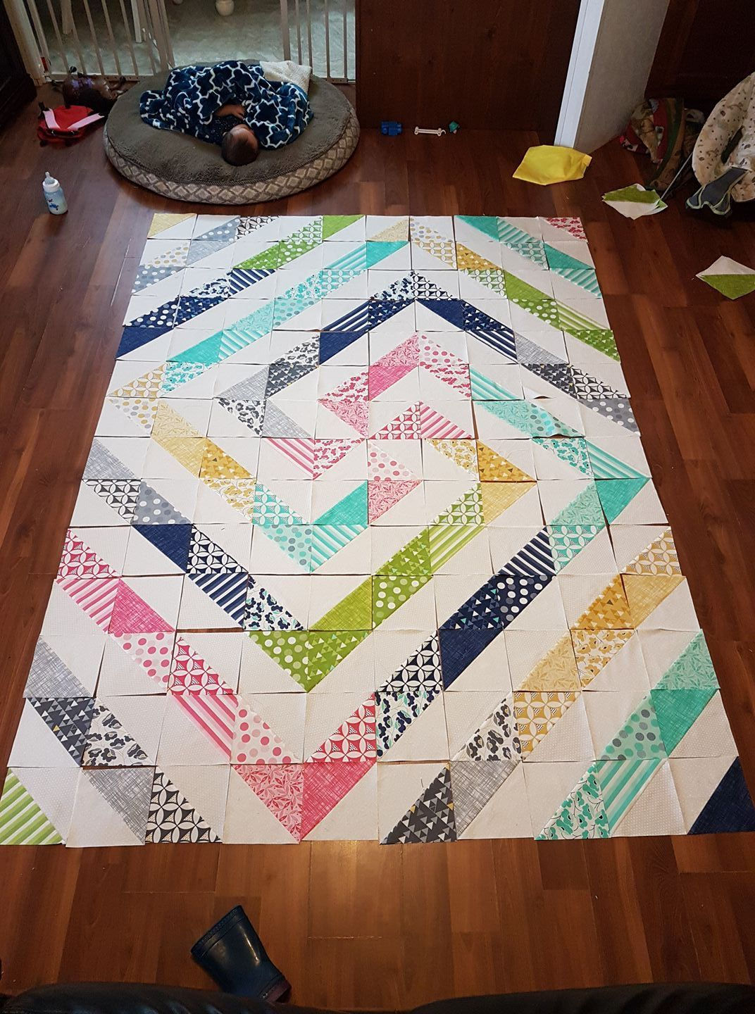 Wallpaper #VWcrC5MBSpphPi3-B9iE157 Cool Triangle Layout Art Quilts Quilts Quilt Patterns