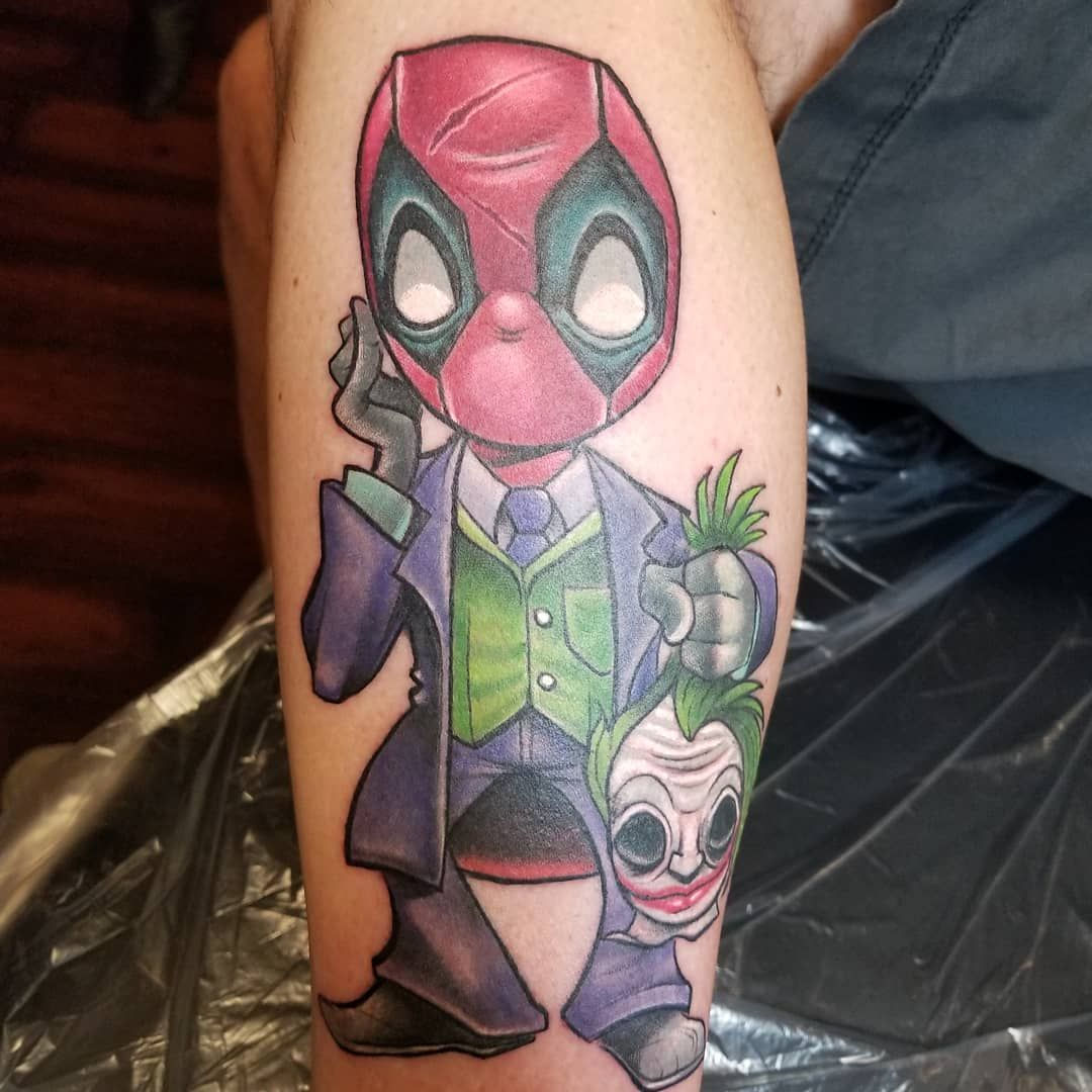 Wallpaper #9130c Marvel Tattoo Photo by Gus H Tattoo on Instagram Deadpool