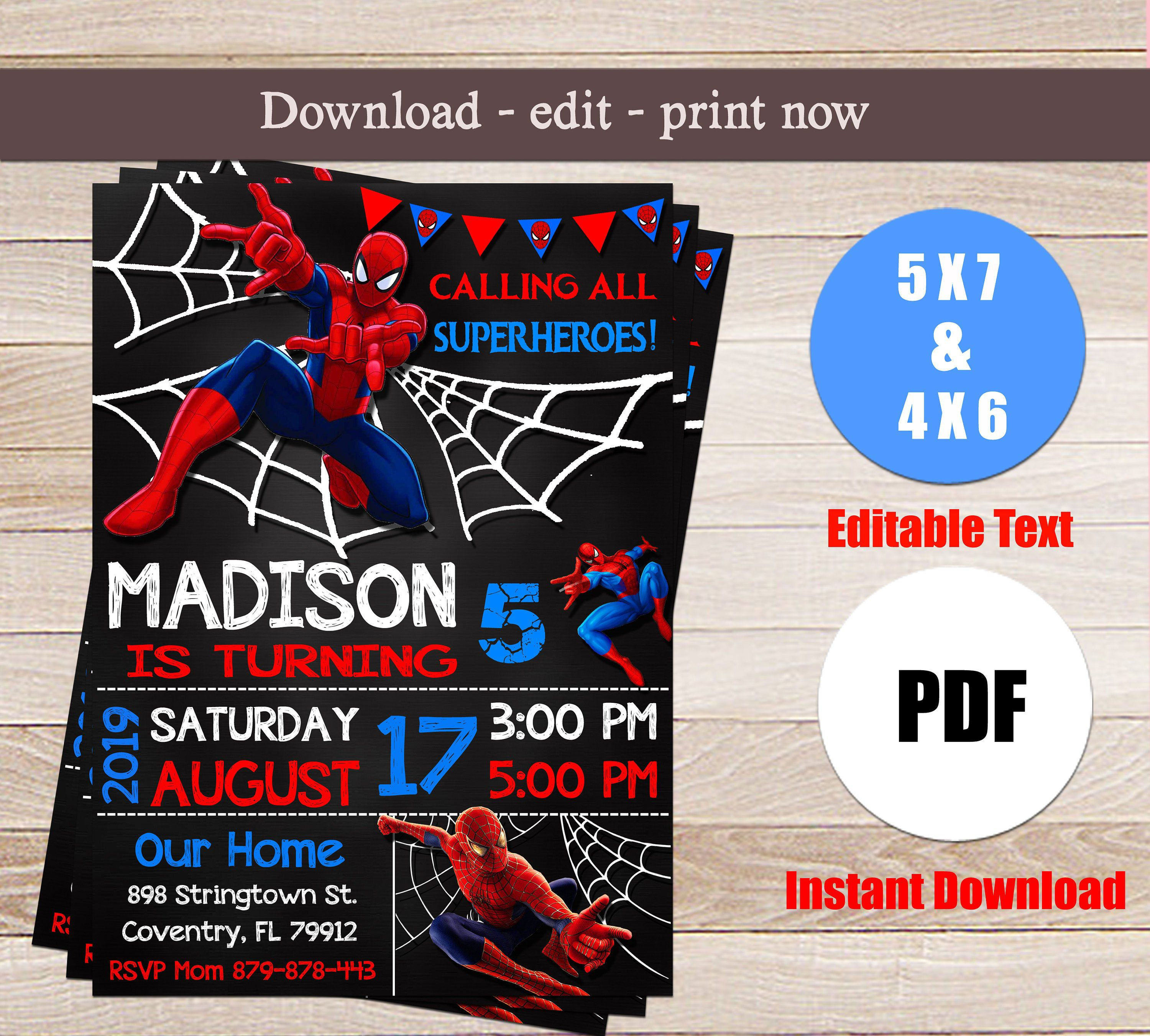 Wallpaper #oWd29JIBSpphPi3-q3rP64 Spiderman Invitation Spiderman Pdf Avenger Spiderman Spiderman