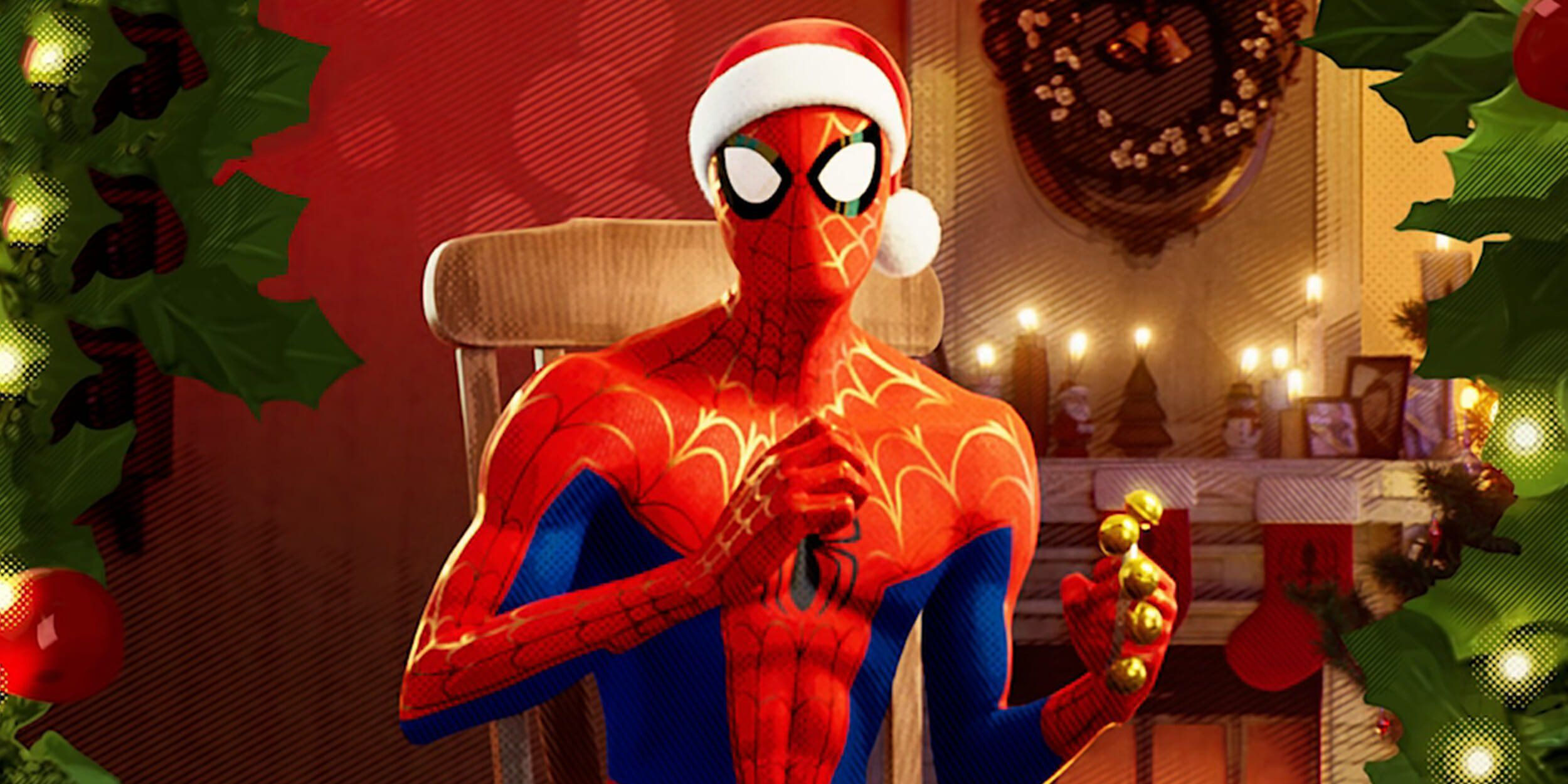 Wallpaper #lTGnNZMB5zzyi_yYH1f-7 Heres the Utterly Delightful Spider Man Christmas Album Spider Verse