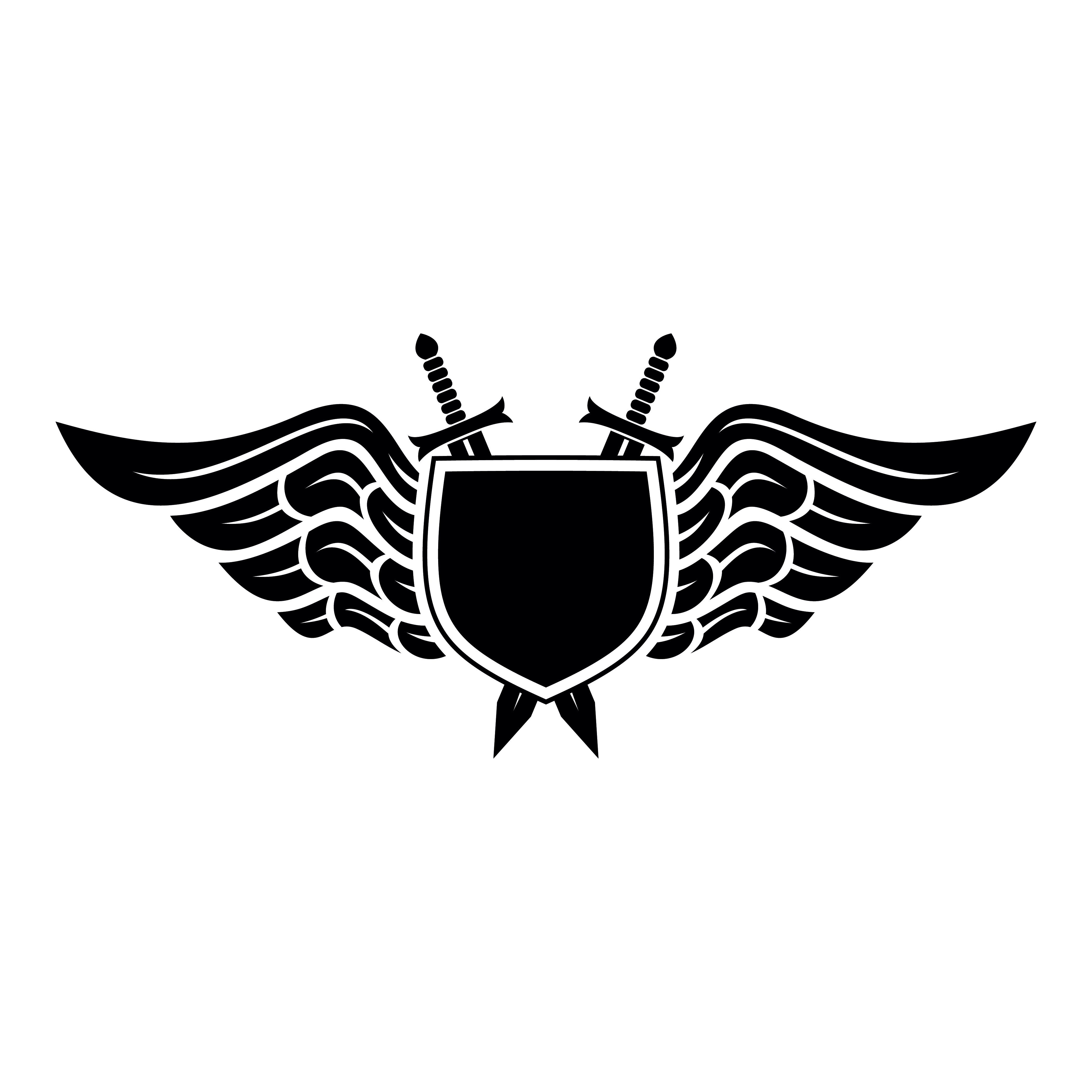 Wallpaper #dWiUJJMBSpphPi3-Fjn060 A Shield with Two Swords and Wings