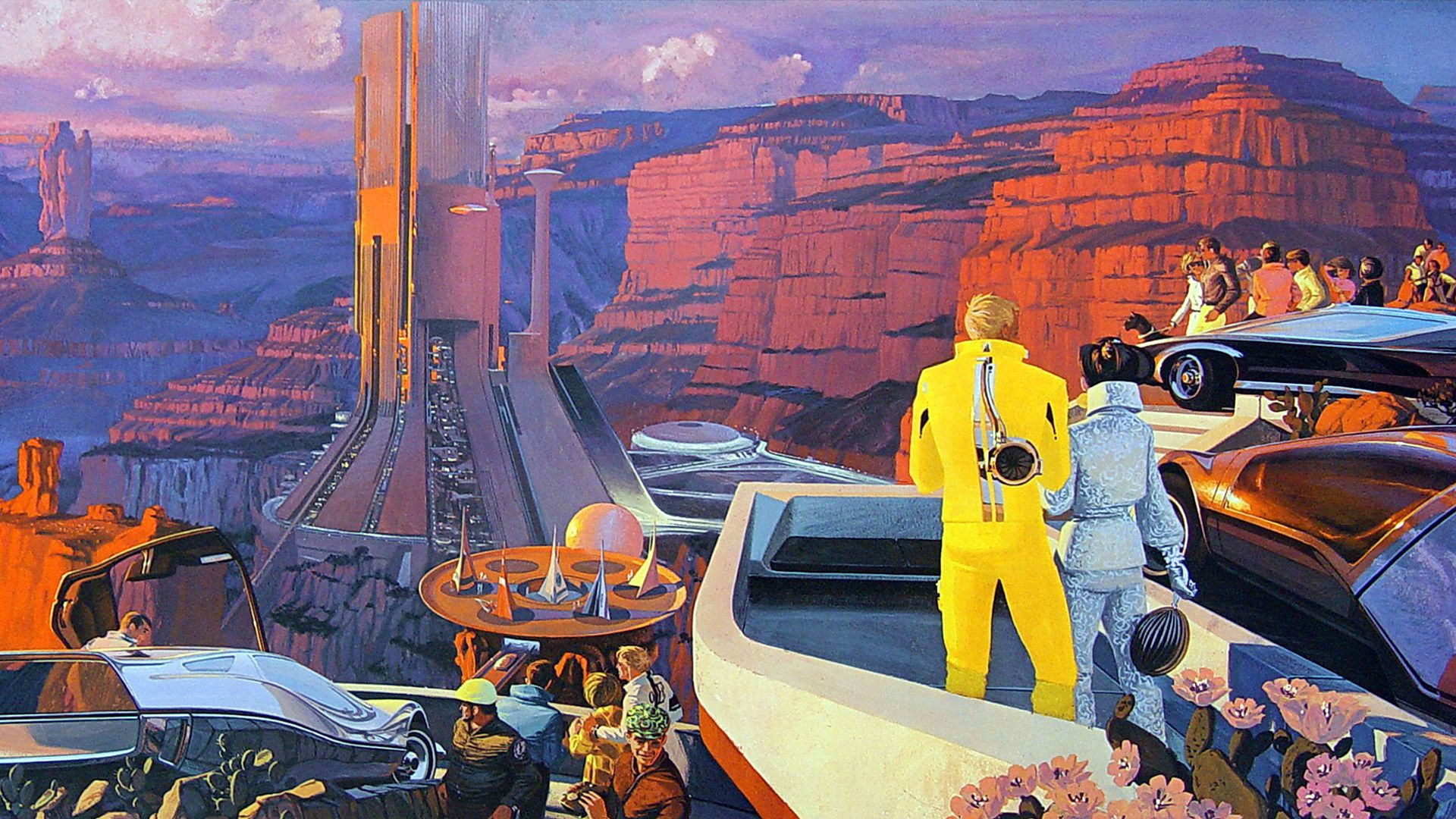 Wallpaper #VWhCJJMBSpphPi3-mDj9283 John Berkey Et Syd Mead Bal Sarabi Konsept Sanati