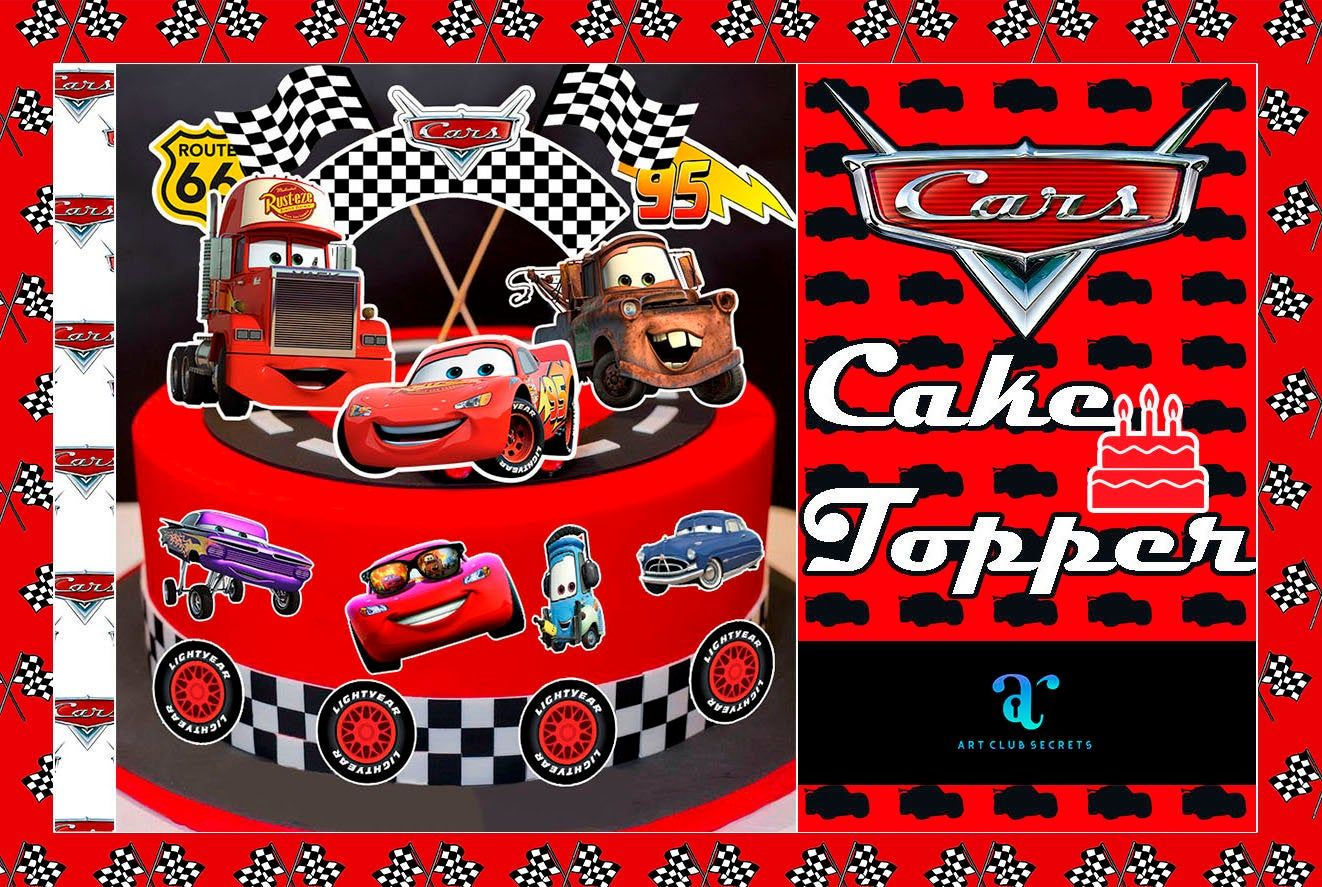 Wallpaper #02c67 Race Cupcake Topper Racecar Toppers Race Toppers Car Etsy