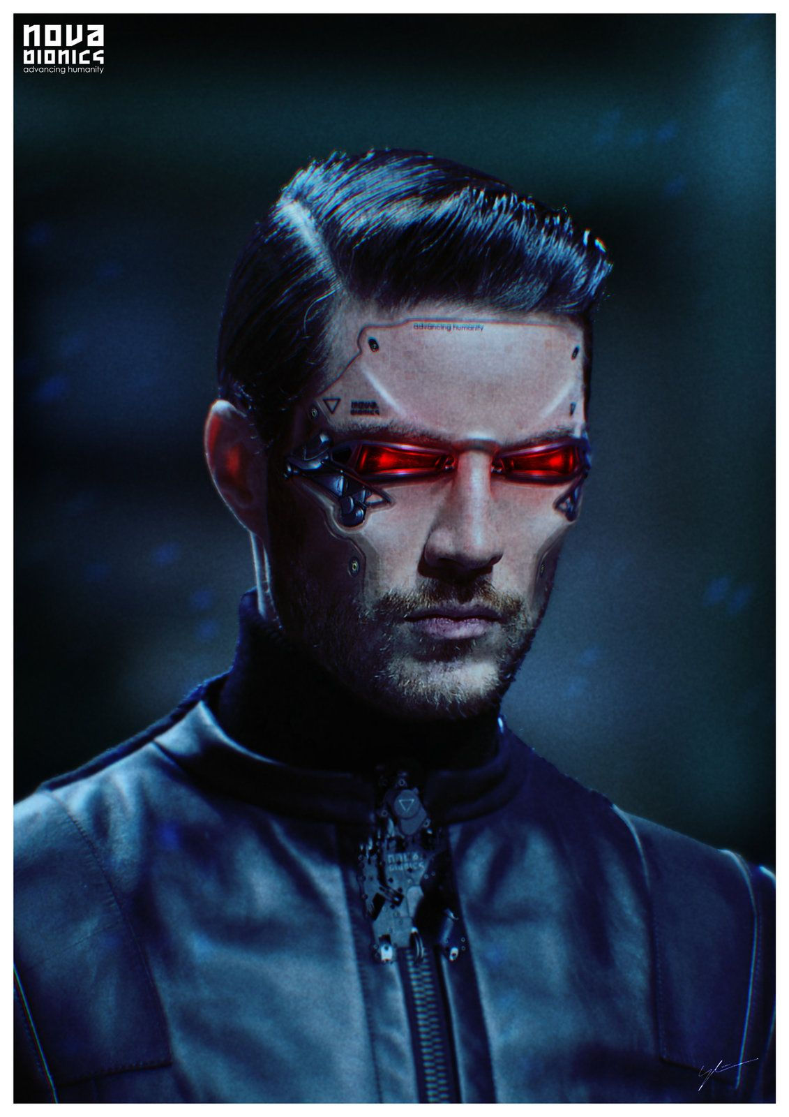 Wallpaper #WnT0wo4B_8f4nGFa5W9G42 Nova Bionics Nightview Georg Loschner Cyberpunk Character
