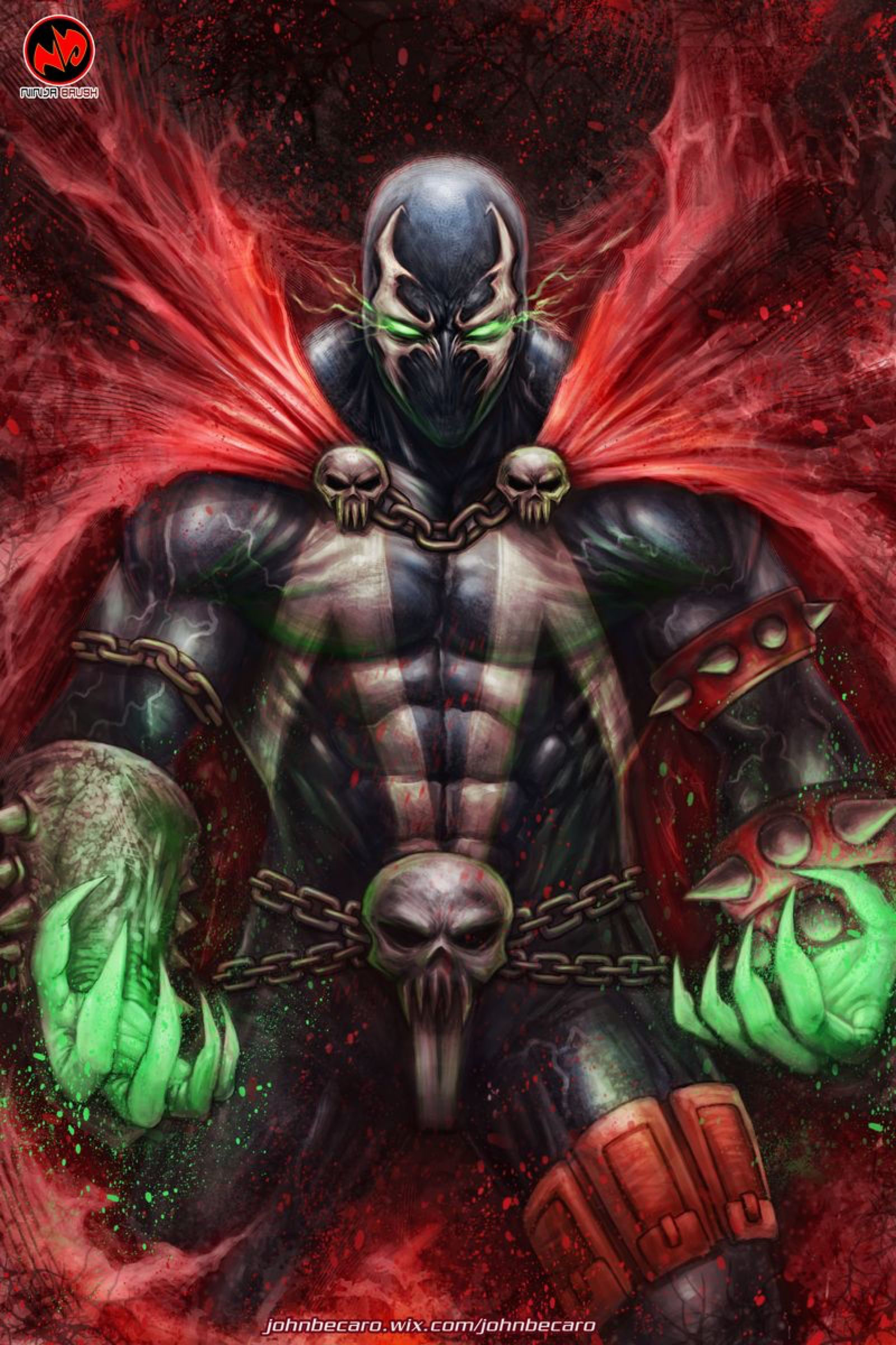 Wallpaper #WmciAJMBSpphPi3-gqU_1 Spawn by Johnbecaro on at Deviantart in 2020 Spawn Characters Spawn