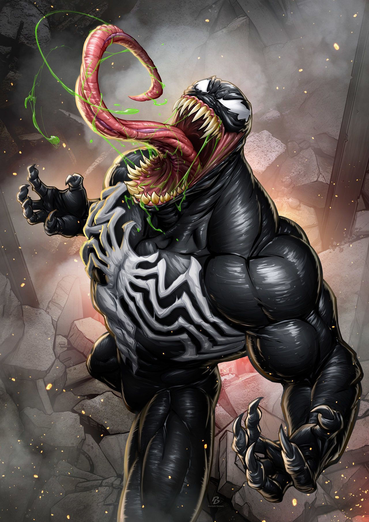 Wallpaper #faegMpMBlSzal8H1W9v930 Captivating Venom Artwork Explore the World of This Iconic Villain