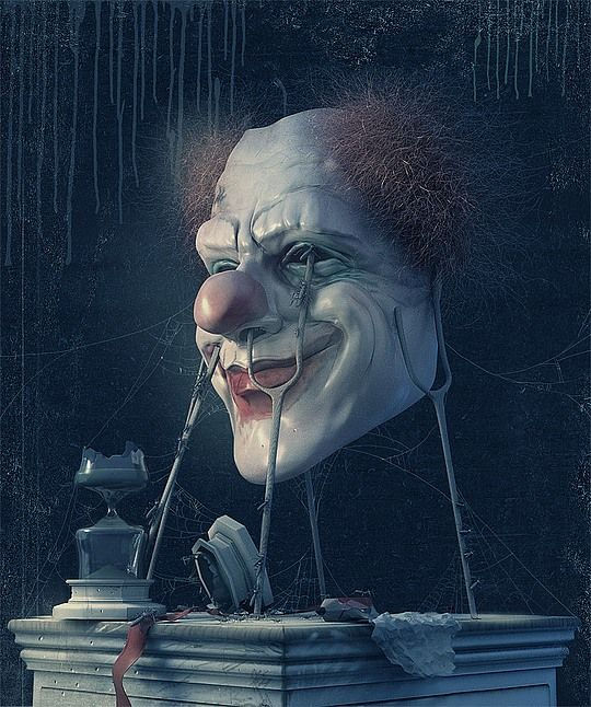 Wallpaper #tbjY3JIBJvJKYCmEhf1i275 Beautiful Surreal Art by Andrew Ferez Surreal Art Clown Illustration