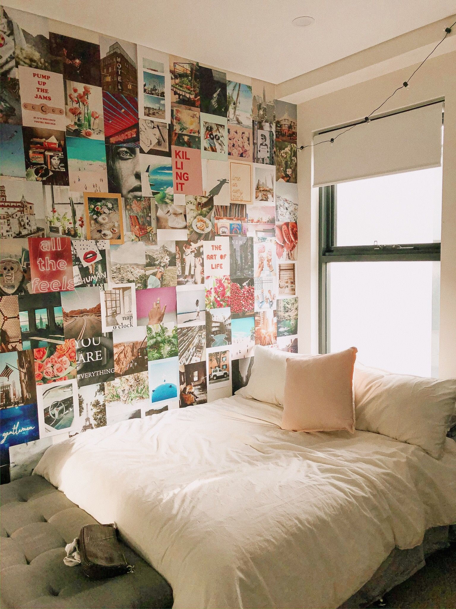 Wallpaper #7YfzMZMBPAdmKxa2YGKE130 Aesthetic College Bedroom Photo Walls Bedroom Aesthetic Bedroom