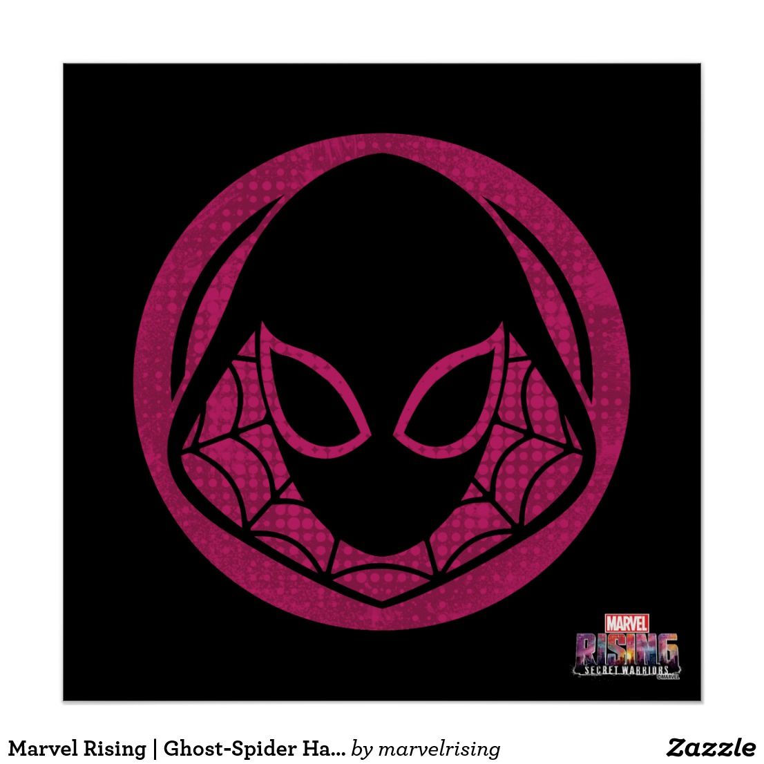 Wallpaper #X_REOpMBKFX8bn3rY3gq176 Marvel Rising Ghost Spider Halftone Icon Poster New from Marvel