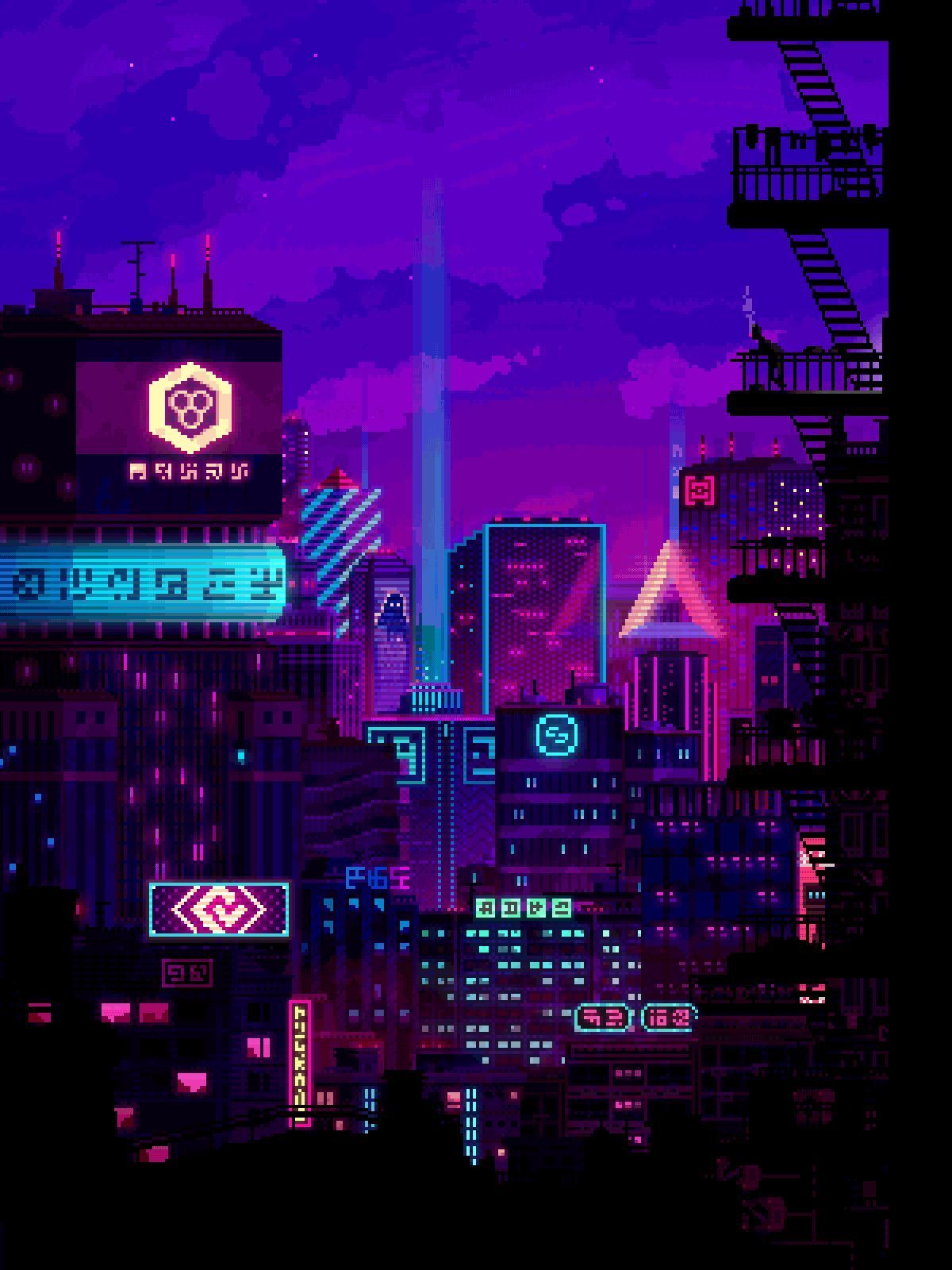 Wallpaper #chldGI8BtGB6xQ78YHF757 Loading Papel De Parede De Arte City Art Arte Em Pixels