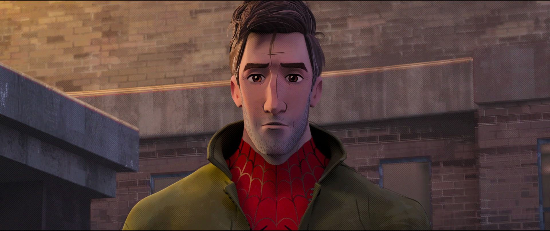 Wallpaper #_PQcOpMBKFX8bn3r6ndN147 Peter B Parker Spider Man into the Spider Verse