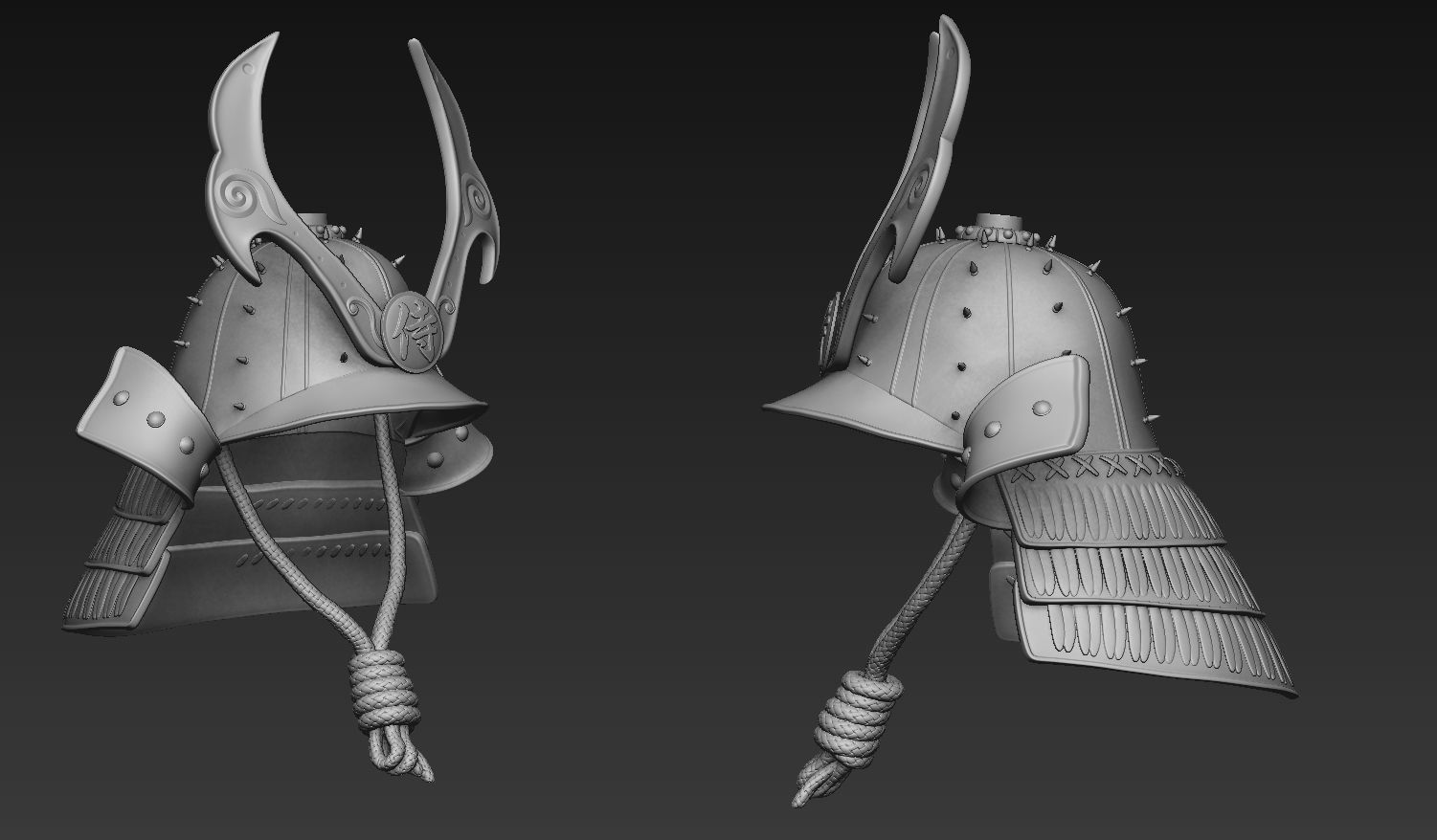 Wallpaper #LQPxZZMBpyOg8YnEktpT172 Samurai Helmet 3D Model Samurai Helmet Samurai 3D Model Character