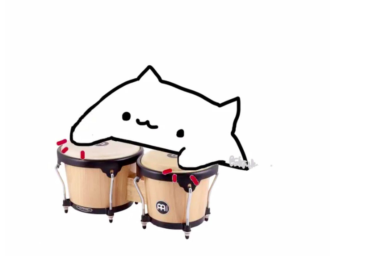 Wallpaper #-2jSE5MBSpphPi3-AgEt237 Gif Bongo Cat Skacat Besplatno Galeratutru