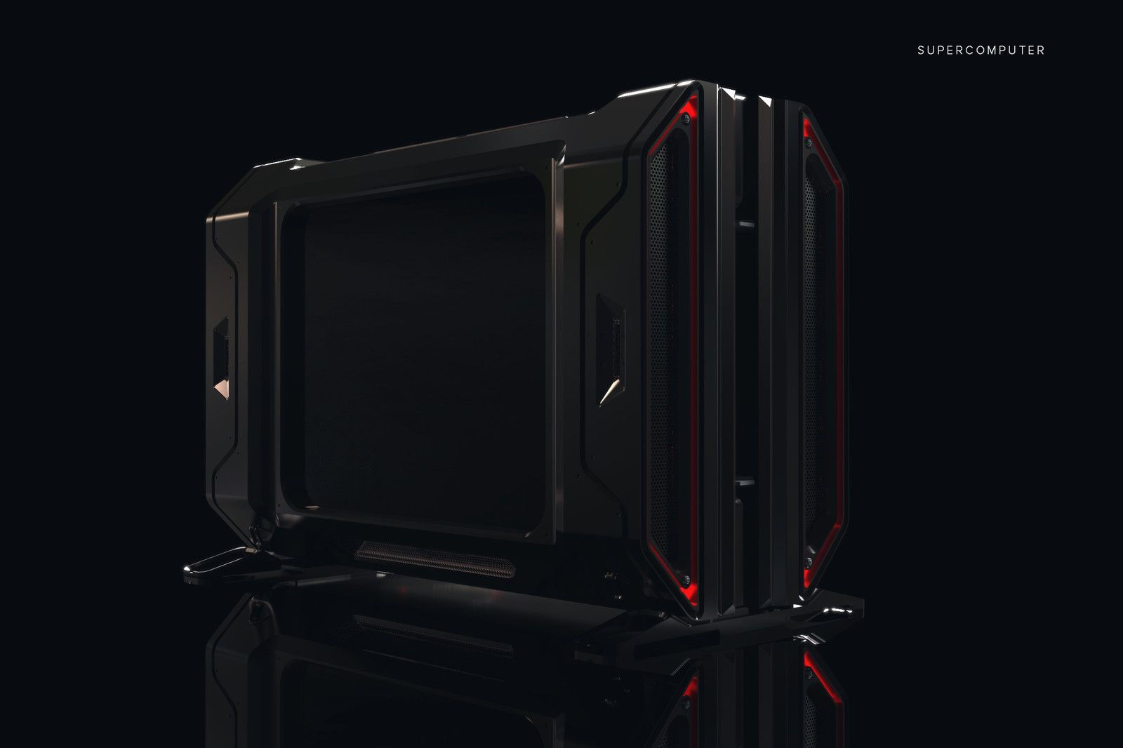 Wallpaper #M3fnJ5MB-pgBXx60DqgE11 Supercomputer Concept Oberfett Kirill Chepizhko on Artstation at