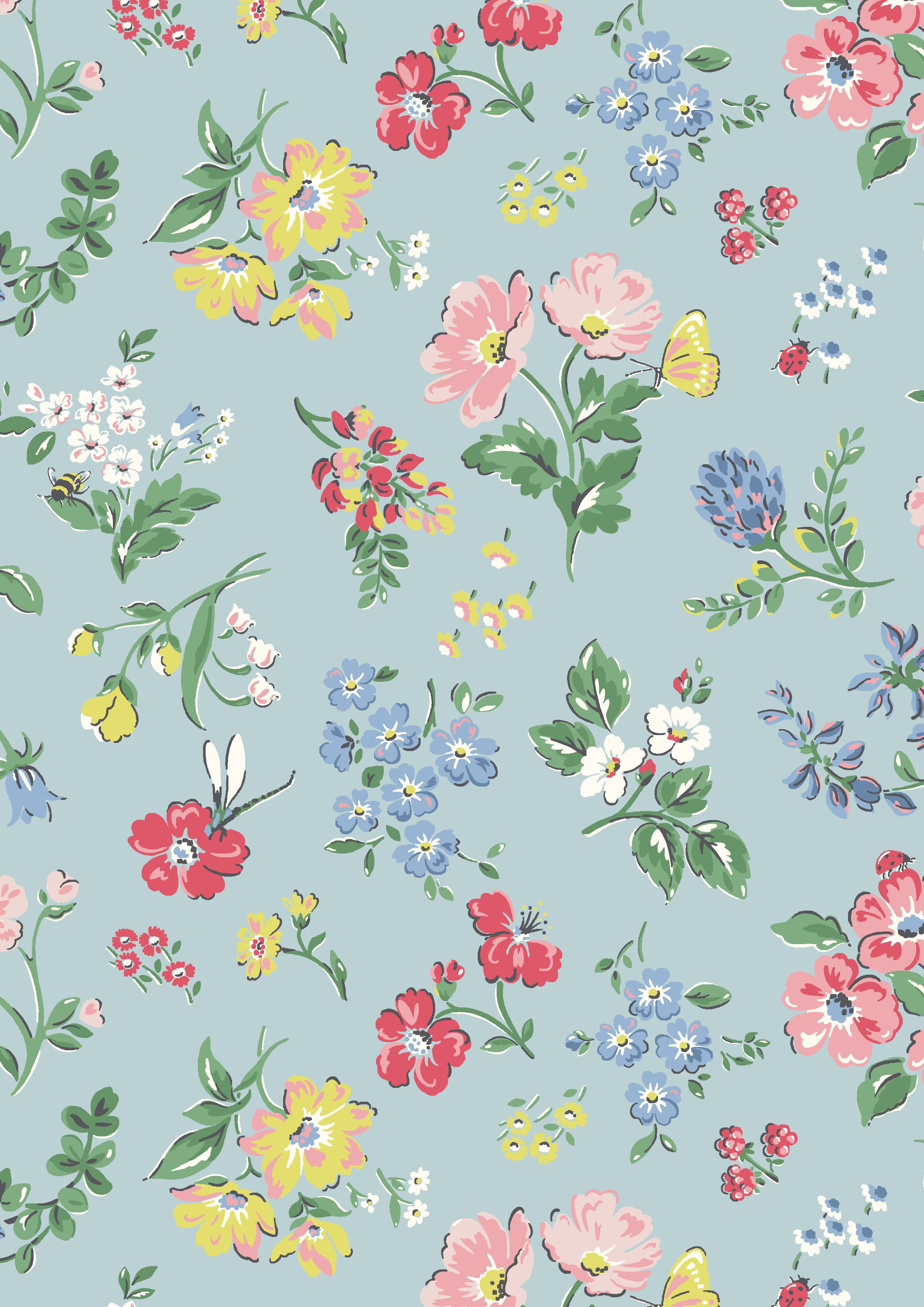 Wallpaper #0mhXIpMBSpphPi3-BjIo10 Site Offline Cath Kidston Wallpaper Floral Prints Print Wallpaper