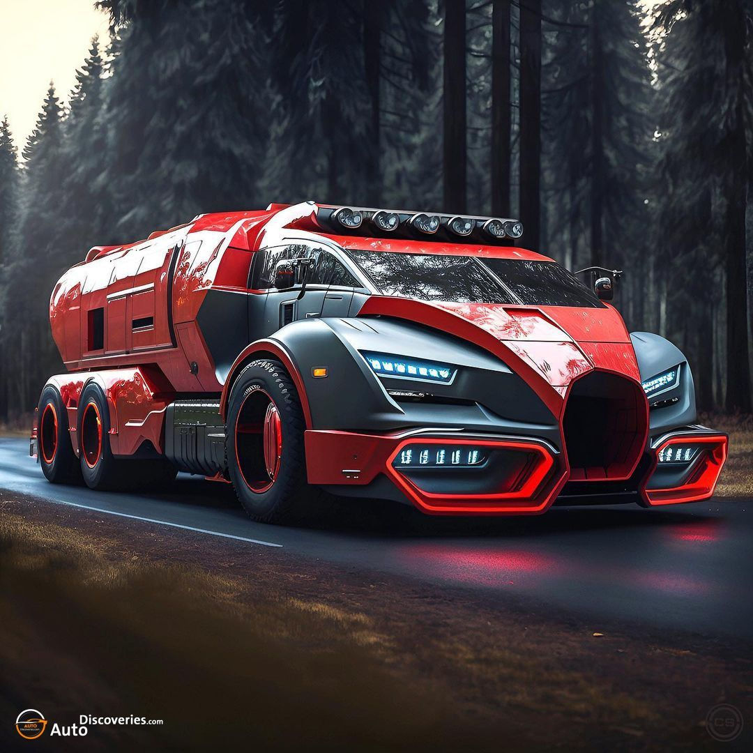Wallpaper #sWdVDZMBSpphPi3-1uSR280 Futuristic Bugatti Truck Concept by Flybyartist Auto Discoveries in