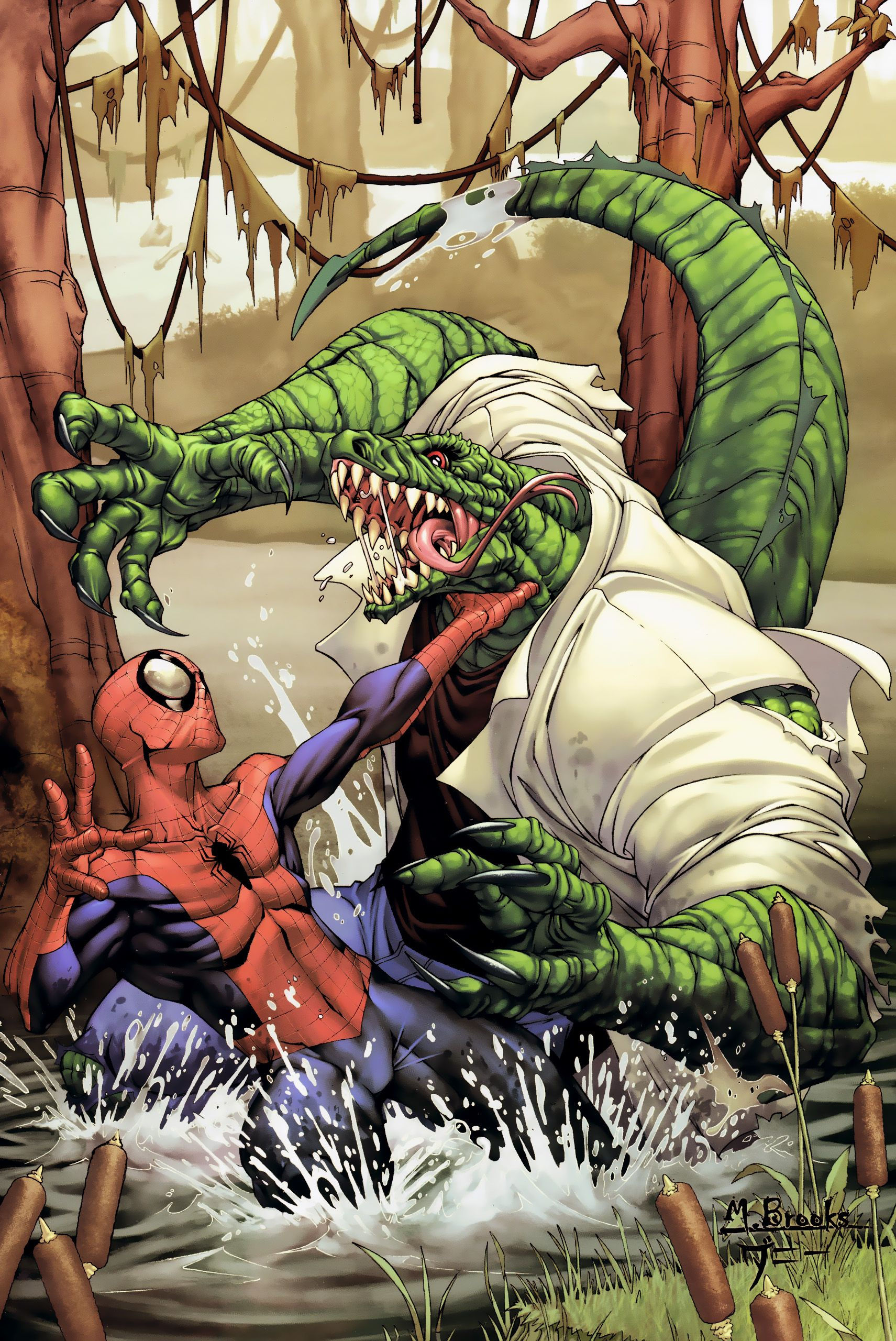 Wallpaper #y2eIA5MBSpphPi3-DrO692 Lizard Superhero Comic Spiderman Comic Art