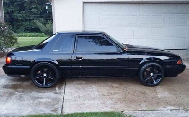 Wallpaper #oLjU3JIBJvJKYCmEmv0u96 Black Notch Foxbody Mustang Notchback Mustang Fox Body Mustang