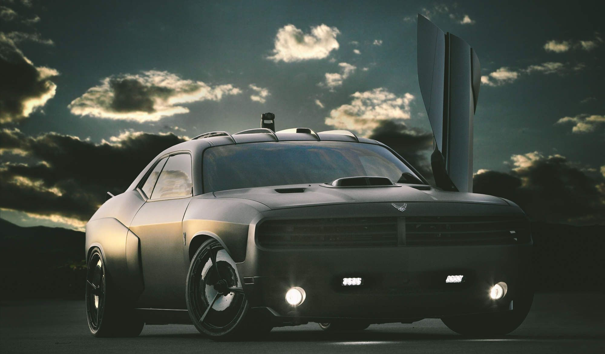 Wallpaper #HBnpB48BtGB6xQ78-FhB12 The Air Force Made a Stealth Supercar Dodge Challenger Dodge
