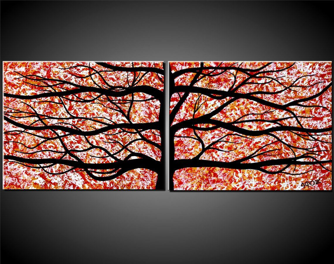 Wallpaper #02714 Three New Very Large Tree Paintings Rich Gane Art