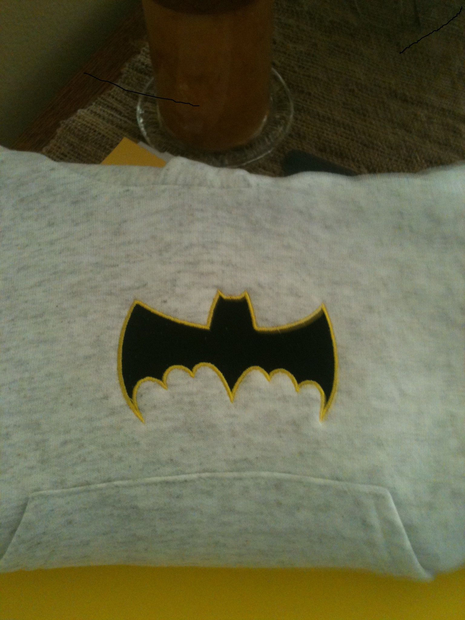 Wallpaper #z2iuJJMBSpphPi3-ijlY96 Batman Embroidery on a Hoody Twistedstitch at Comcastnet Batman