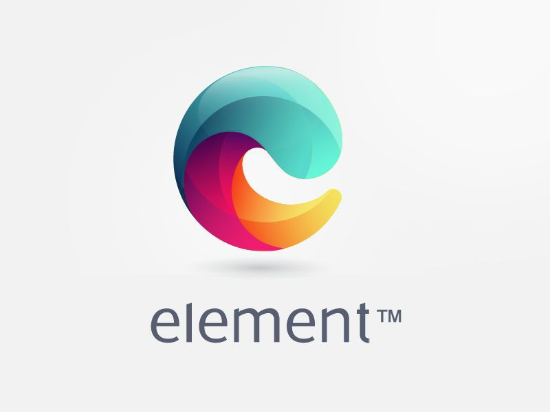 Wallpaper #GLmI3ZIBJvJKYCmEJwEF41 Colorful Logo Design for Element