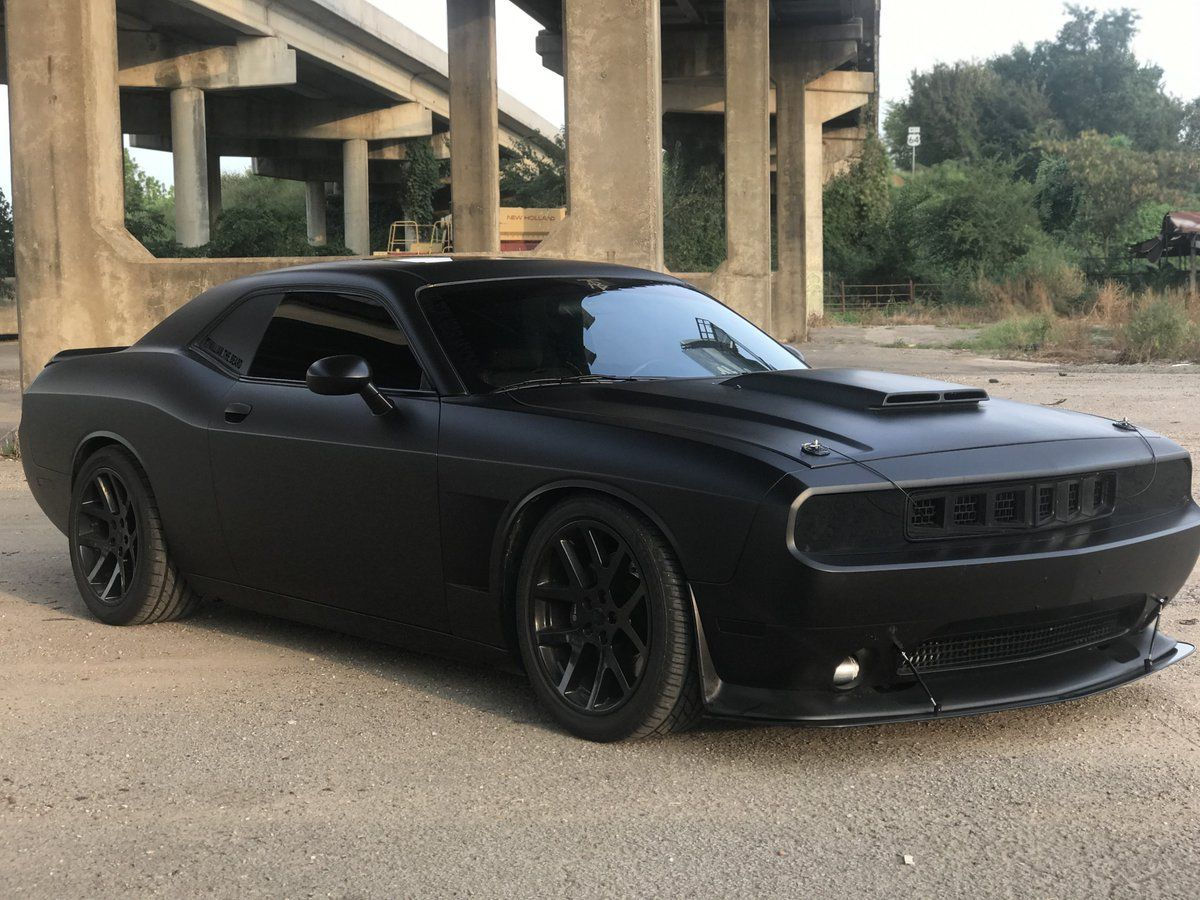 Wallpaper #84950 2018 Dodge Challenger Srt Demon Black Satin Hood Only 594 Miles Bone