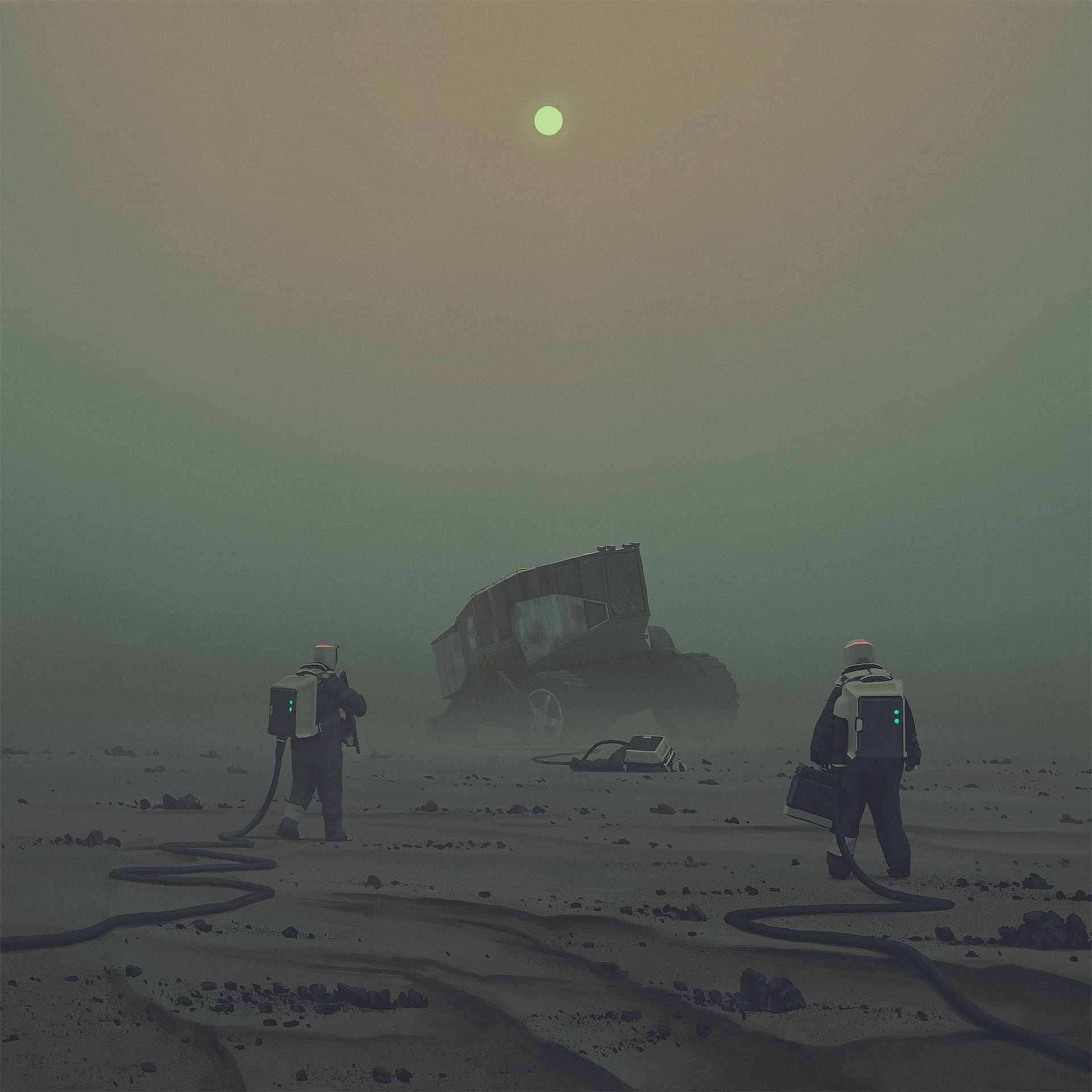 Wallpaper #wxdkPpMBPLD5_VENvN-0315 Simon Stalenhag Labyrinten Sci Fi Concept Art Environment Concept