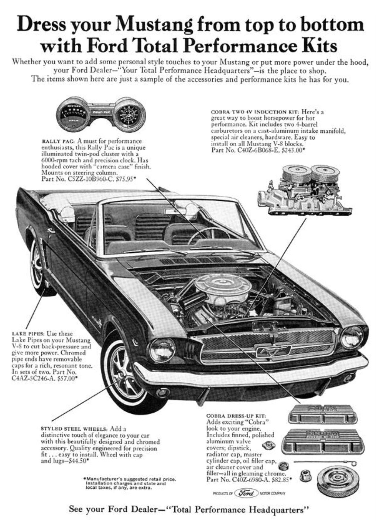 Wallpaper #daUuMpMB0vj5YdAR4tOe221 1965 Ford Mustang Parts Catalog