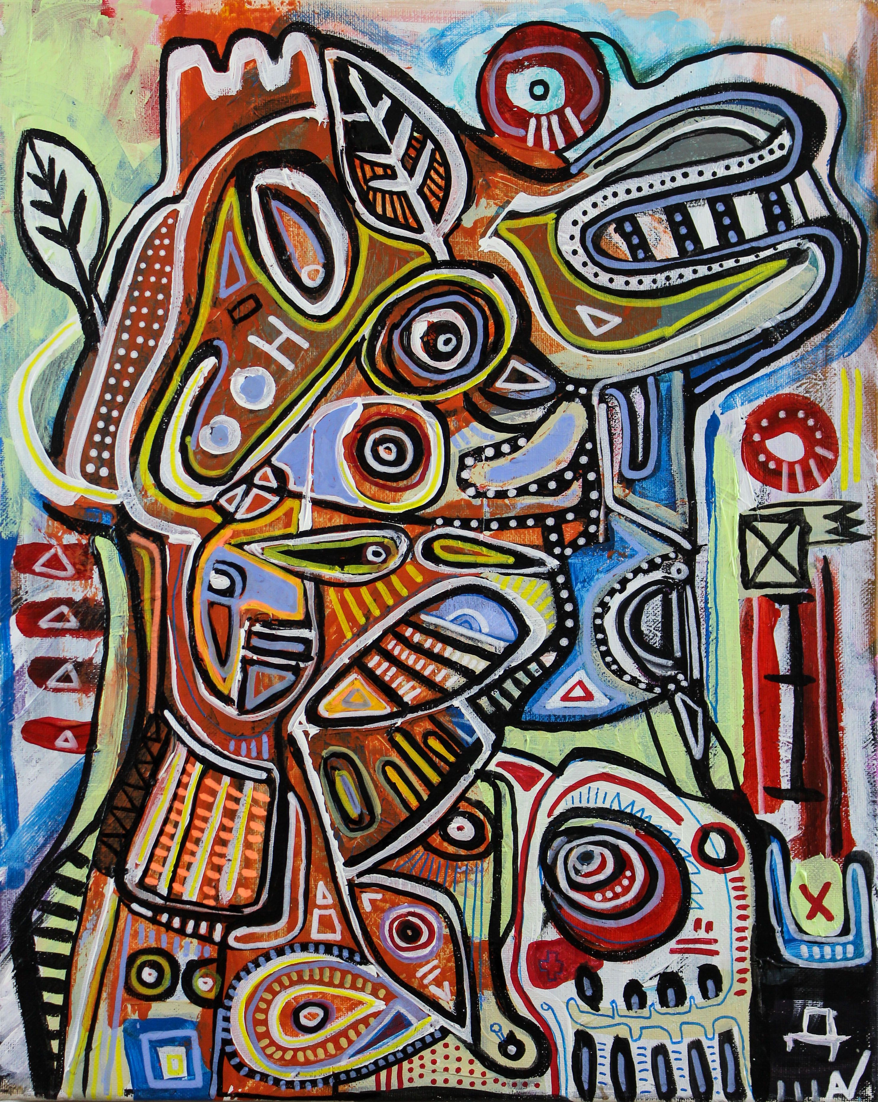 Wallpaper #SWeu7pIBSpphPi3-HV6n268 Modern Contemporary Neo Outsider Figurative Expressionism Art Brut