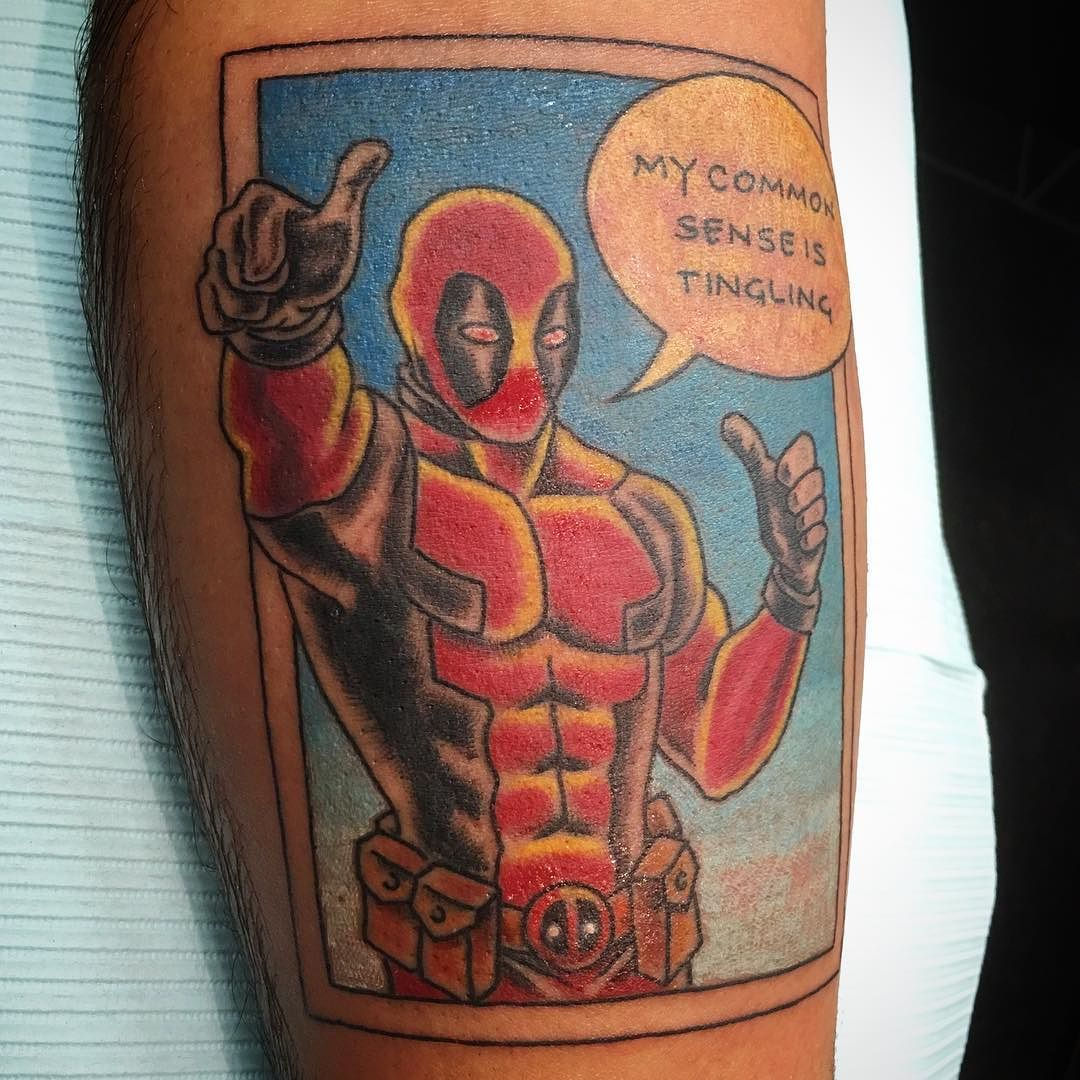 Wallpaper #9130c Marvel Tattoo Photo by Gus H Tattoo on Instagram Deadpool