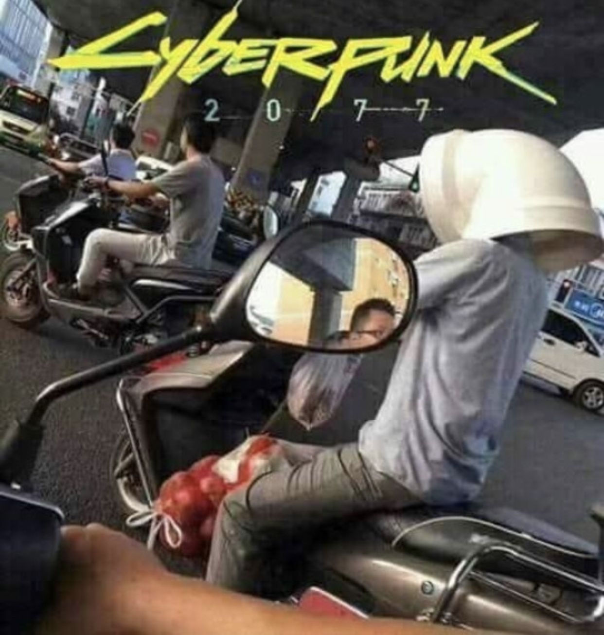 Wallpaper #mW29apcBycdYOYFTrXH216 29 Cyberpunk 2077 Memes That Show People Using Technology in the