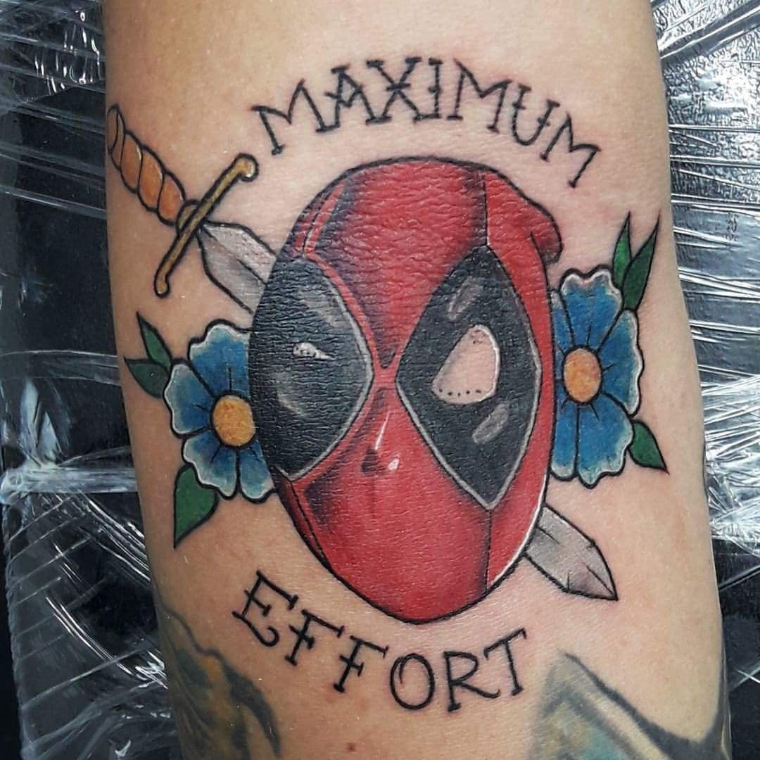 Wallpaper #9130c Marvel Tattoo Photo by Gus H Tattoo on Instagram Deadpool
