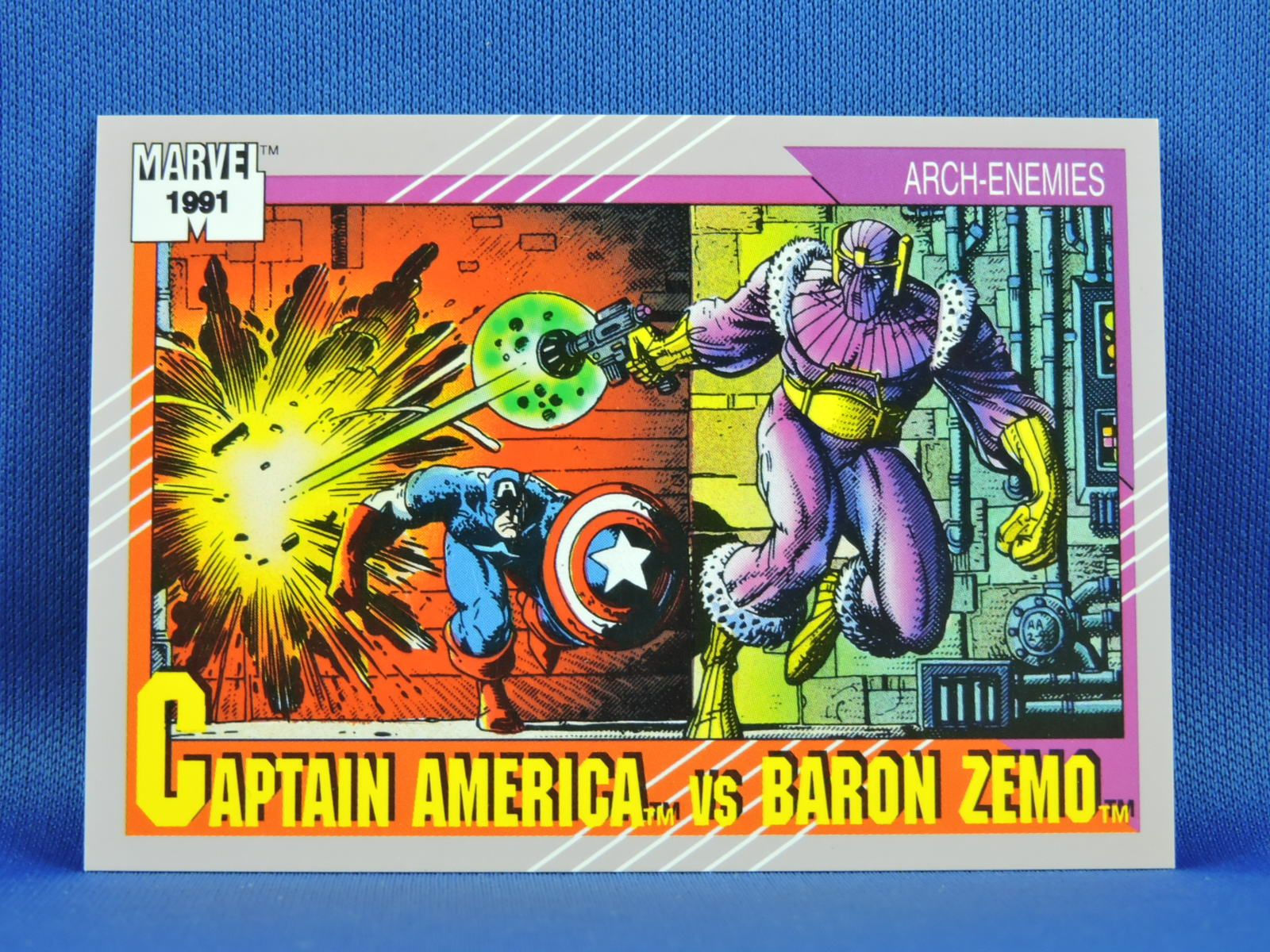 Wallpaper #wDGzNZMB5zzyi_yYSVdM196 Marvel Collector Cards 1991 Marvel Universe Series 2 99 Captain