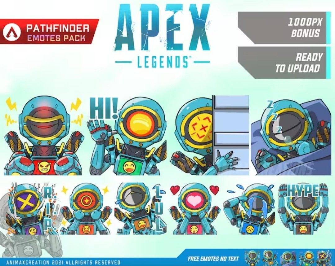 Wallpaper #KmhvIpMBSpphPi3-ejPs152 Pathfinder Apex Legends Emotes Artofit
