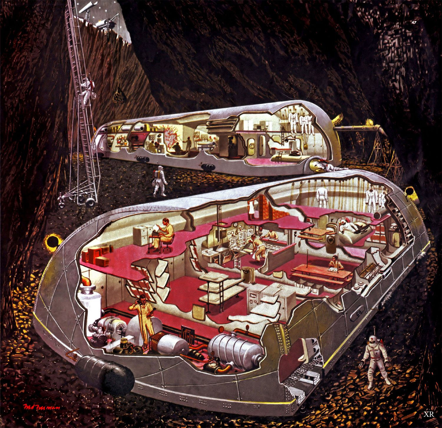 Wallpaper #r7gj2JIBJvJKYCmEhOZY204 Spaceship Cutaway Drawings