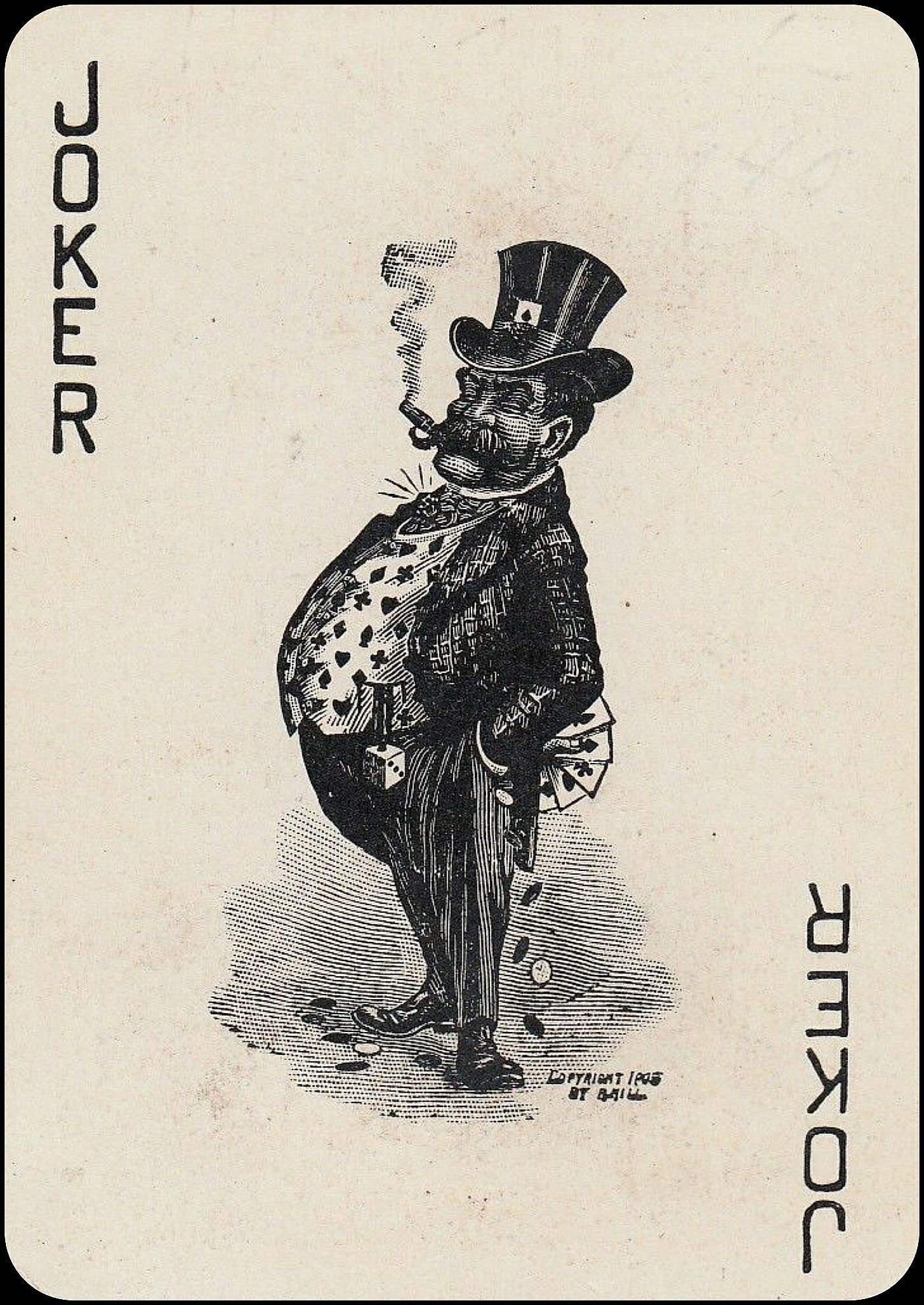 Wallpaper #a150b Joker Art Joker Card Playing Cards Art Original Man Cave Art Etsy