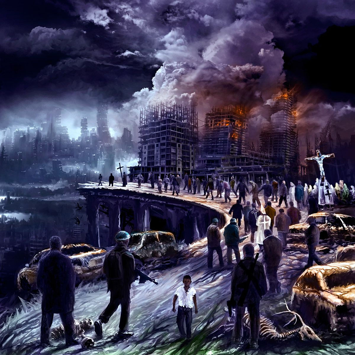 Wallpaper #uWhoHJMBSpphPi3-SyK8232 Road to Salvation by Alexiuss on Deviantart Apocalypse Landscape