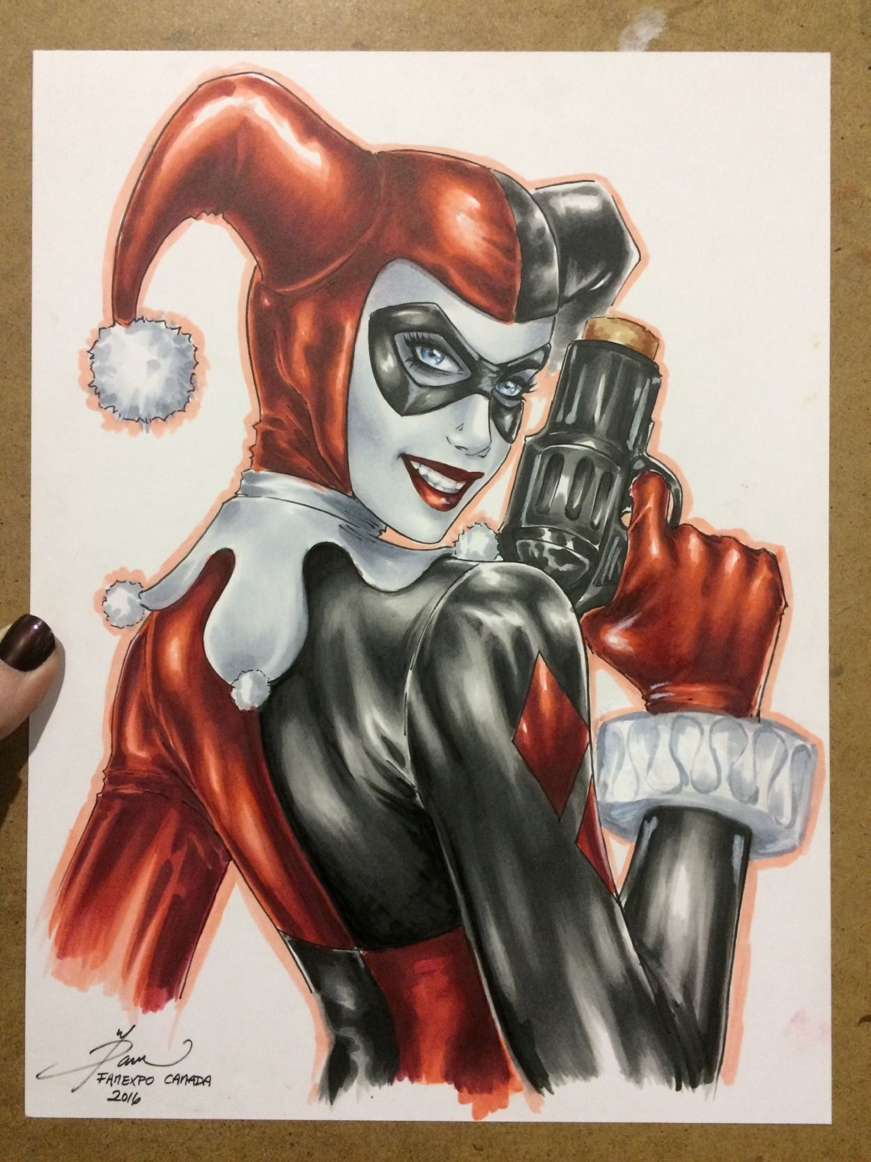 Wallpaper #YWcr-5IBSpphPi3-CZPD161 Fanexpo Canada 2016 Classic Harley Quinn by Dawn Mcteigue Comic Book