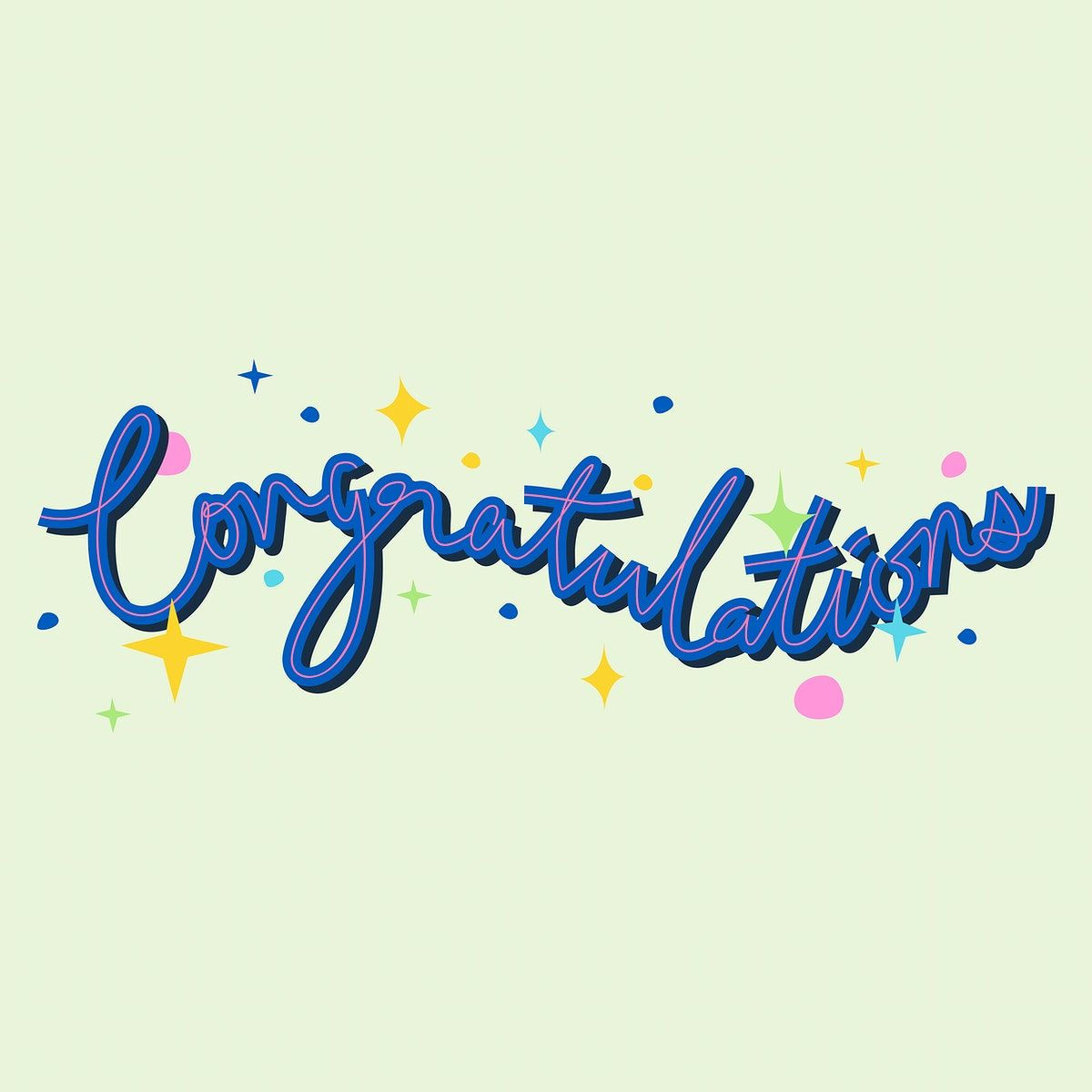 Wallpaper #ACD8A Congratulation Page Visual 1 by Meixiu Pan on Dribbble