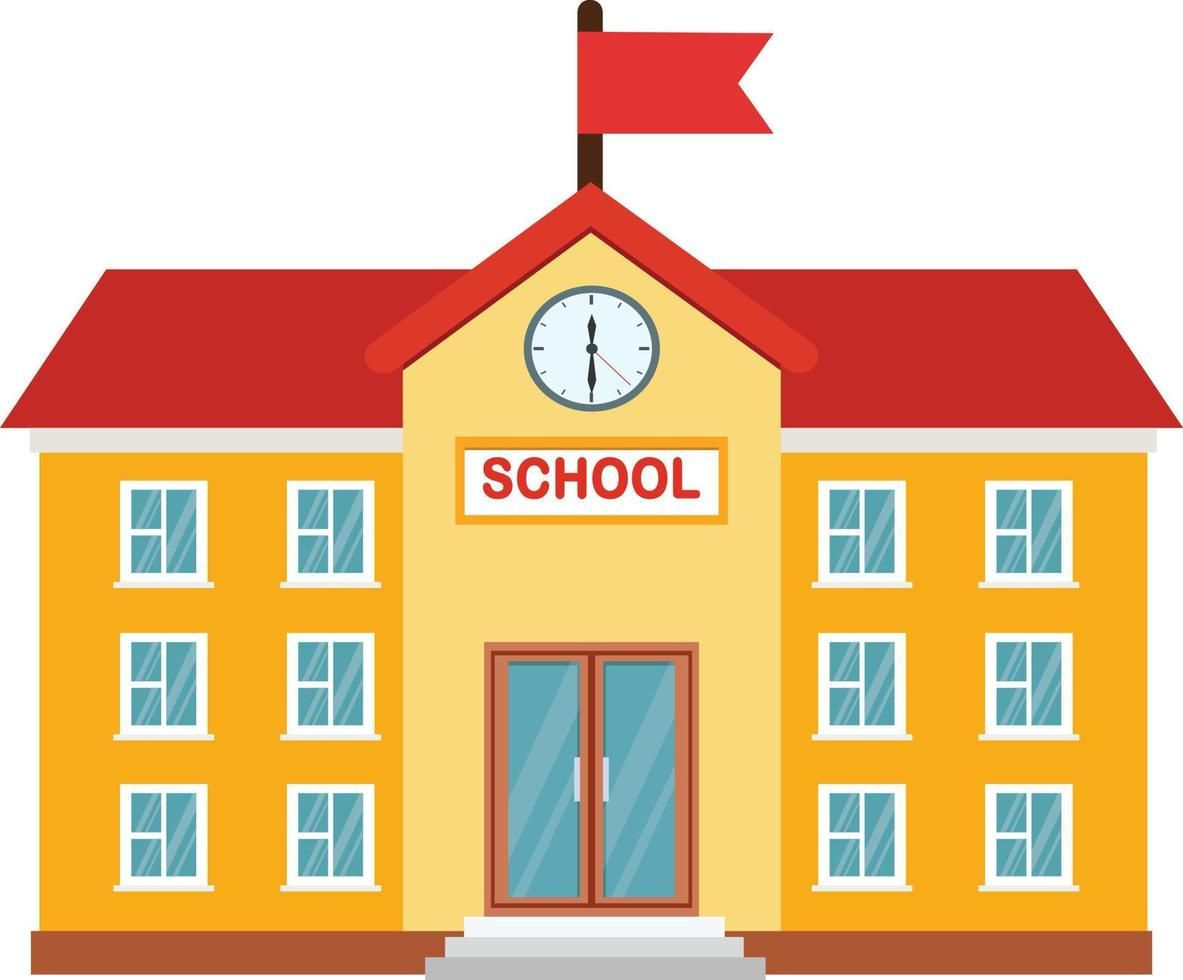 Wallpaper #dmfr65IBSpphPi3-5U-B299 Vector Illustration of High School Building Vector School Building in
