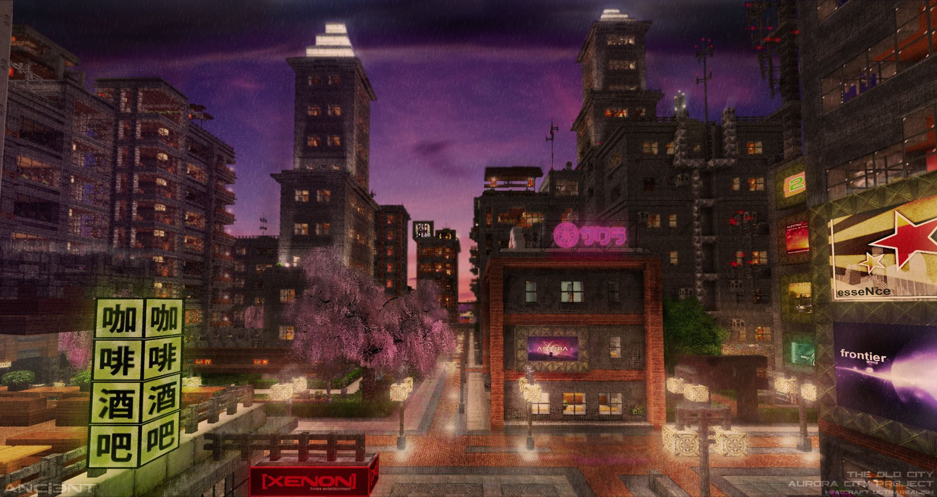 Wallpaper #ZK7JM5MBayWjSq6HCRyL24 Minecraft Cyberpunk Lobby 118 Foto