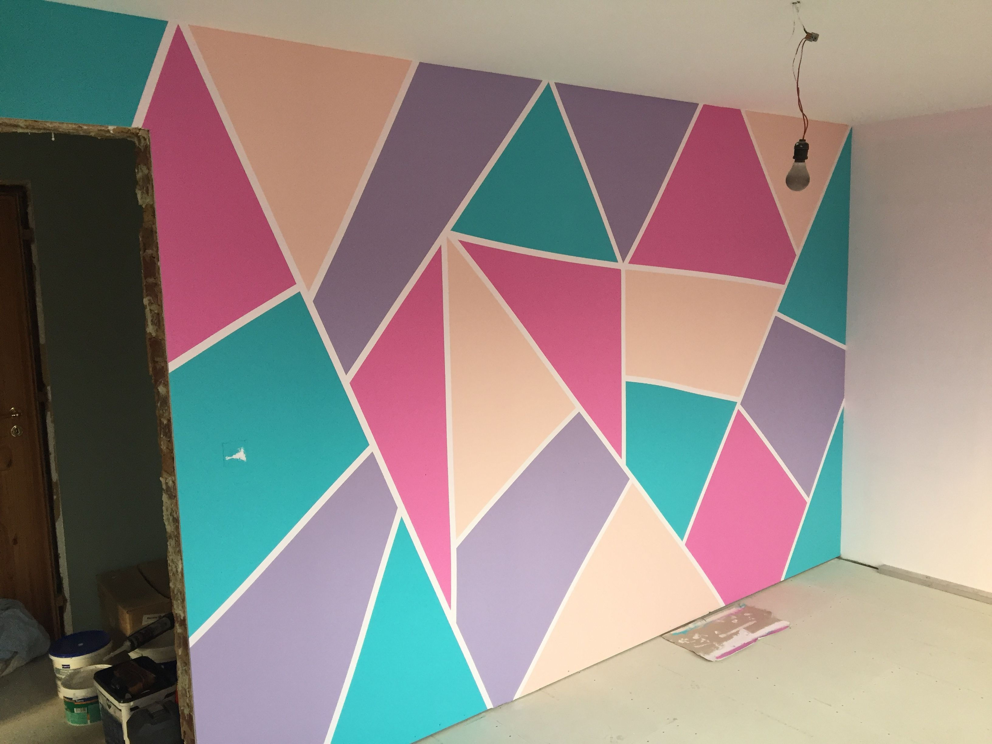 Wallpaper #6mcM8ZIBSpphPi3-jmn8179 Wall Painting Ideas Triangles